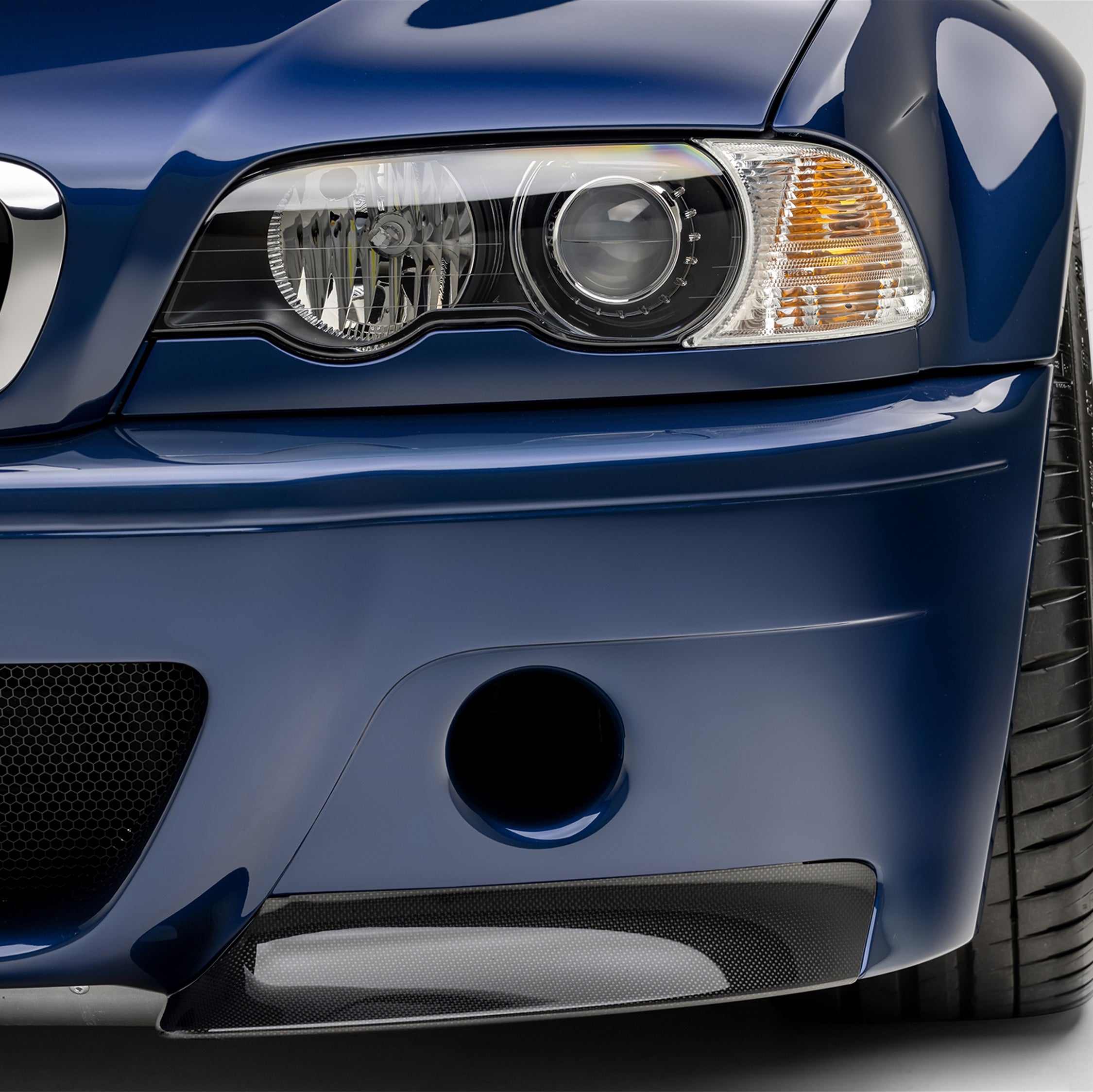 BMW E46 M3 V-CSL Aero Front Bumper Splitters (Replacement) - Vorsteiner Wheels  - Aero - [tags]