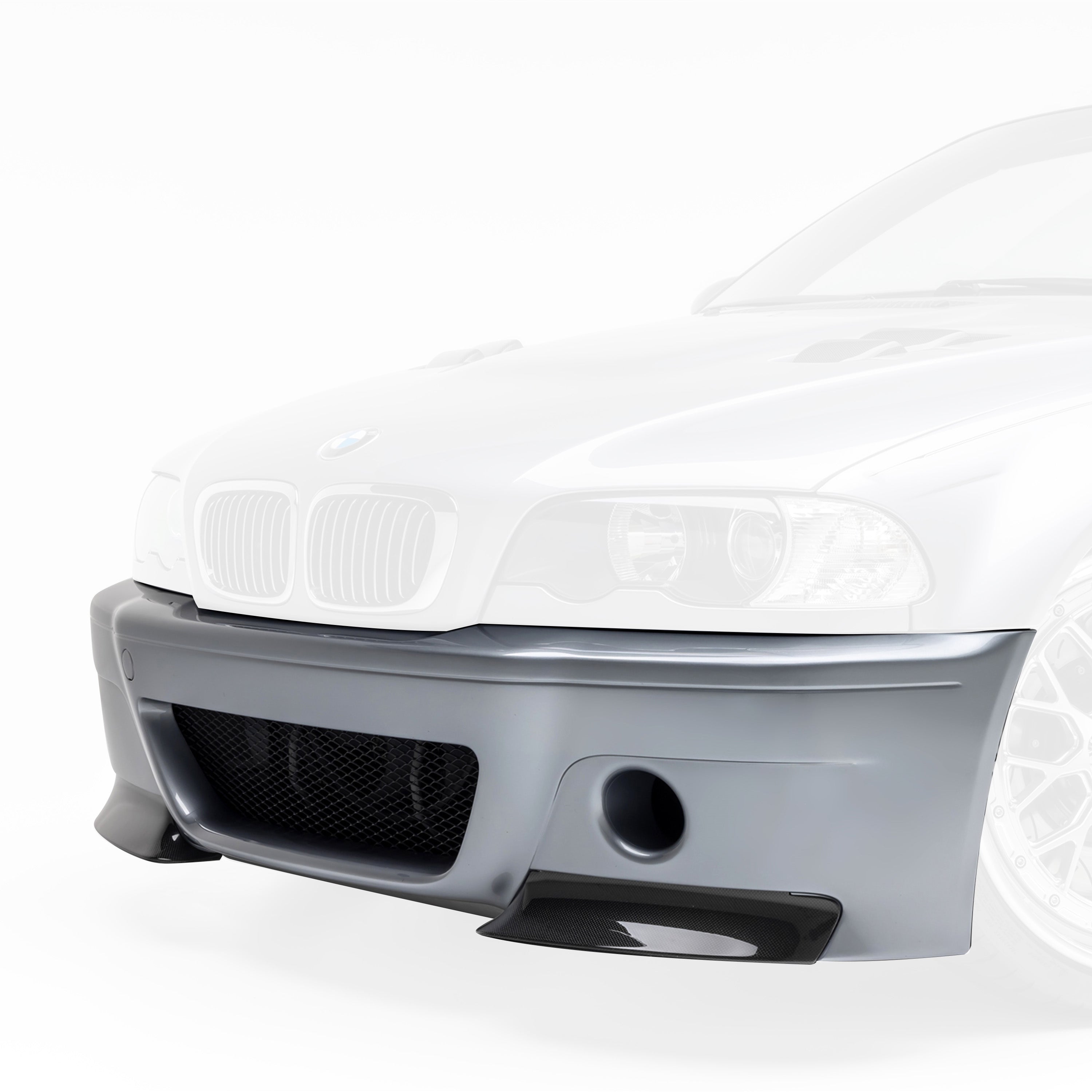 BMW E46 M3 V-CSL Aero Front Bumper - Vorsteiner Wheels  - Aero - [tags]