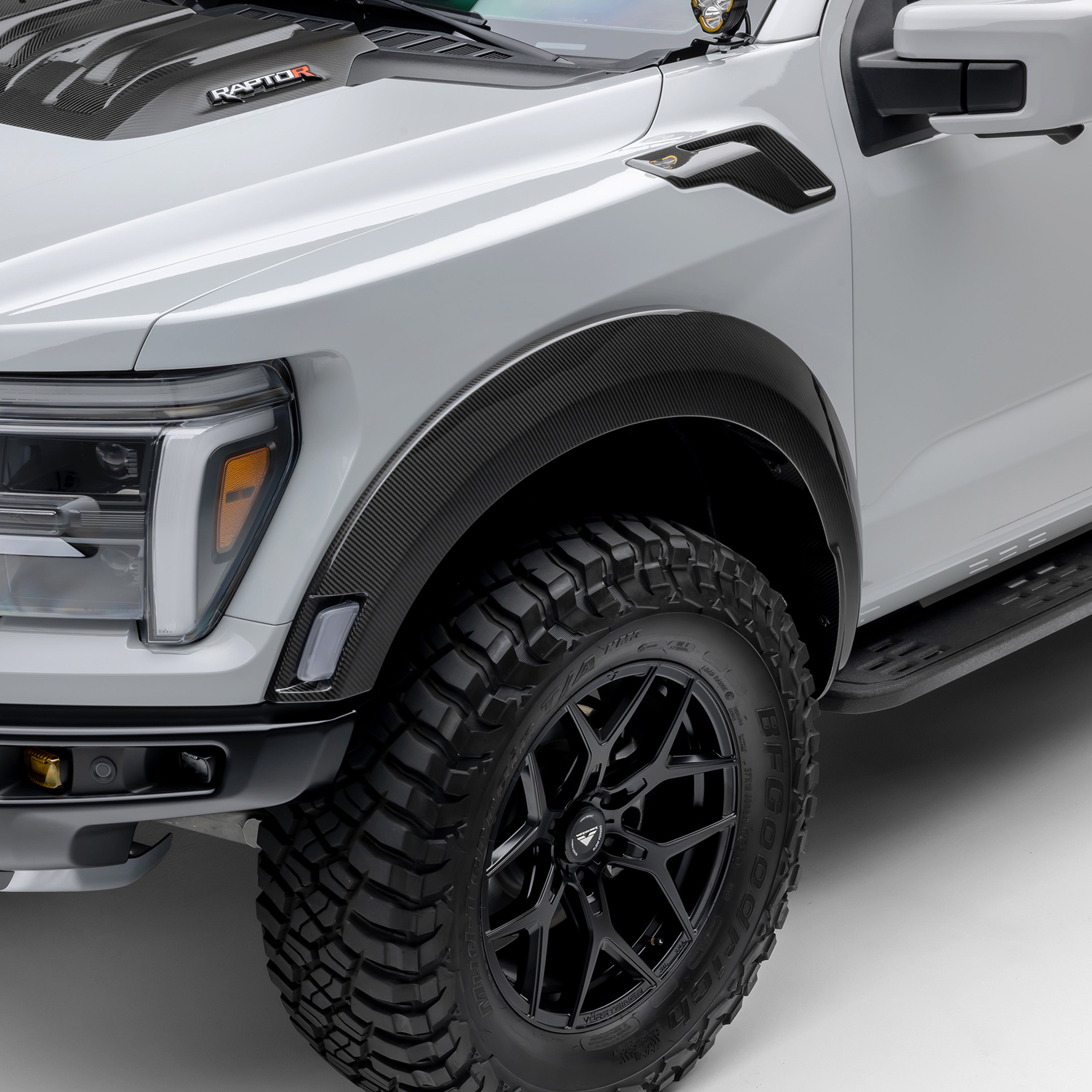Ford F-150 Raptor R Fender Flares - Carbon Fiber PP 2x2 - Vorsteiner Wheels