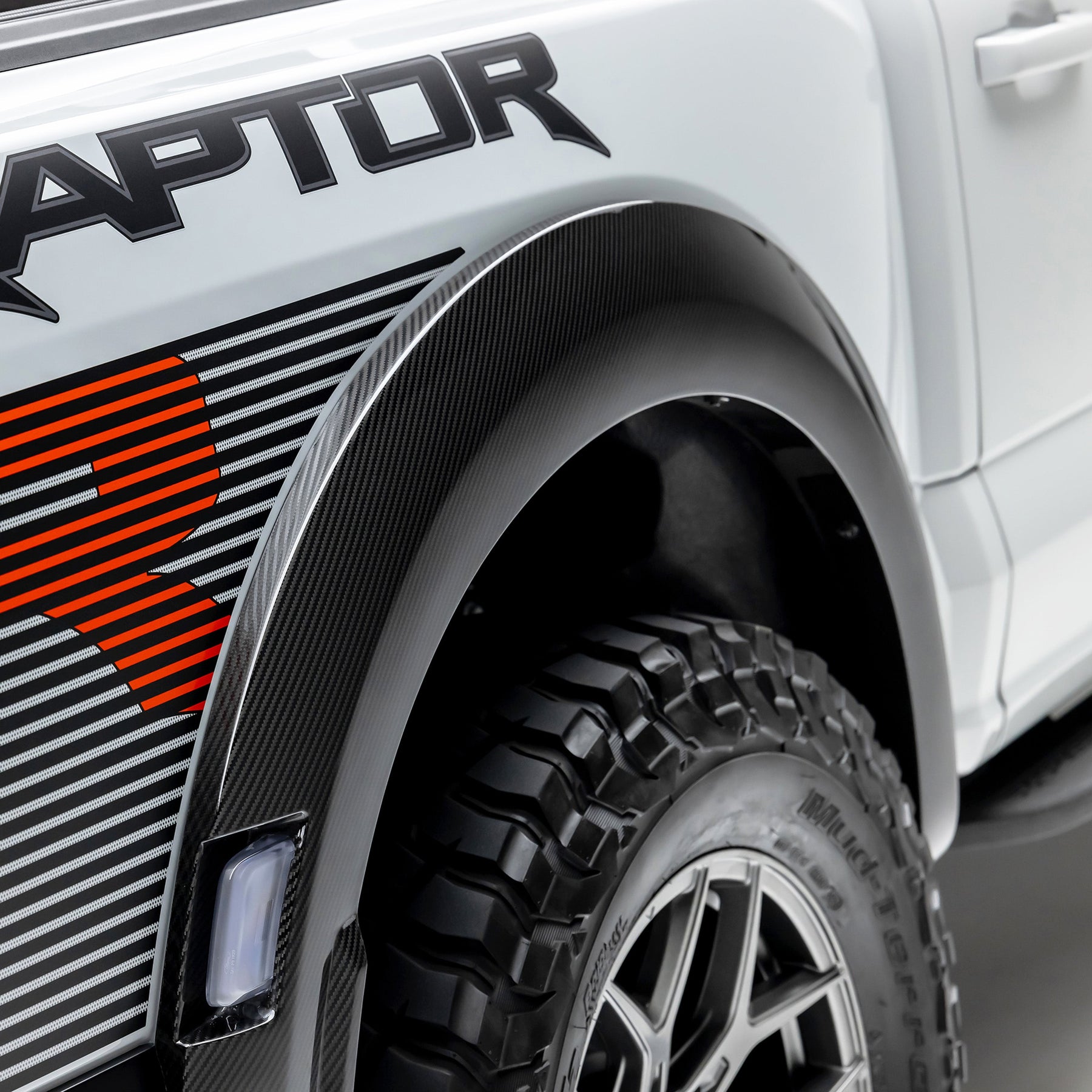 Ford F-150 Raptor R Fender Flares - Carbon Fiber PP 2x2