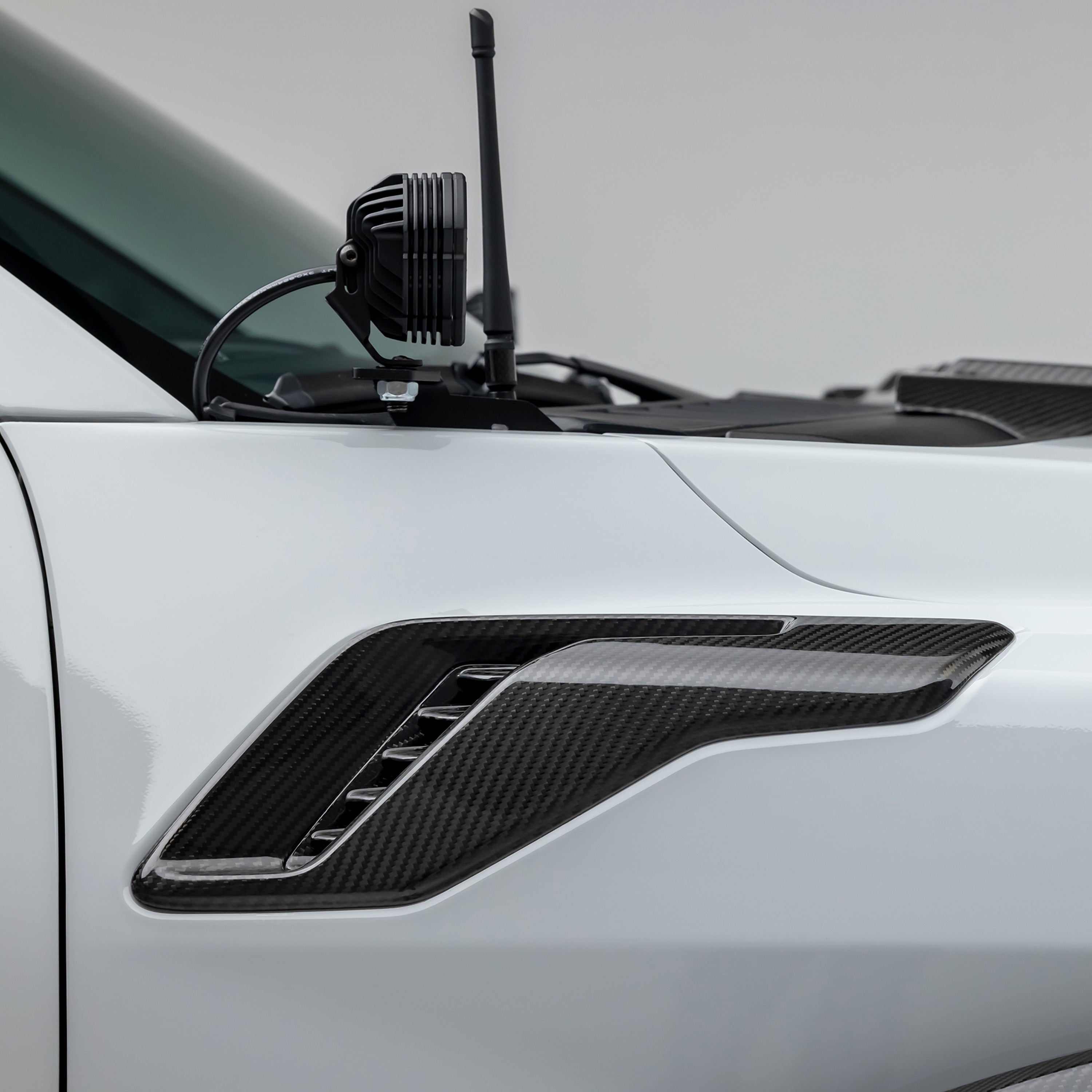 Ford F-150 Raptor R Fender Side Vents - Carbon Fiber PP 2x2 - Vorsteiner Wheels