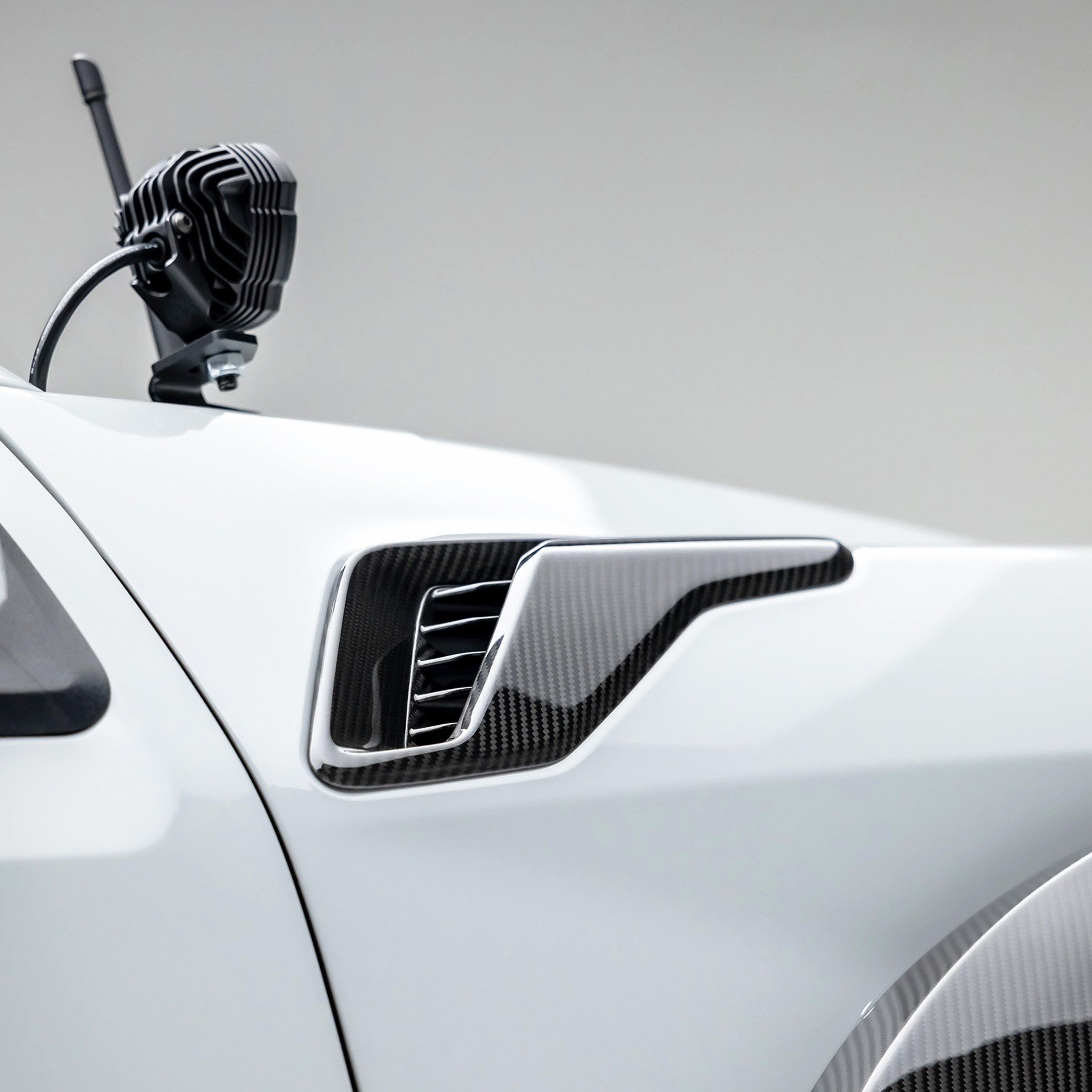 Ford F-150 Raptor R Fender Side Vents - Carbon Fiber PP 2x2 - Vorsteiner Wheels Wheels