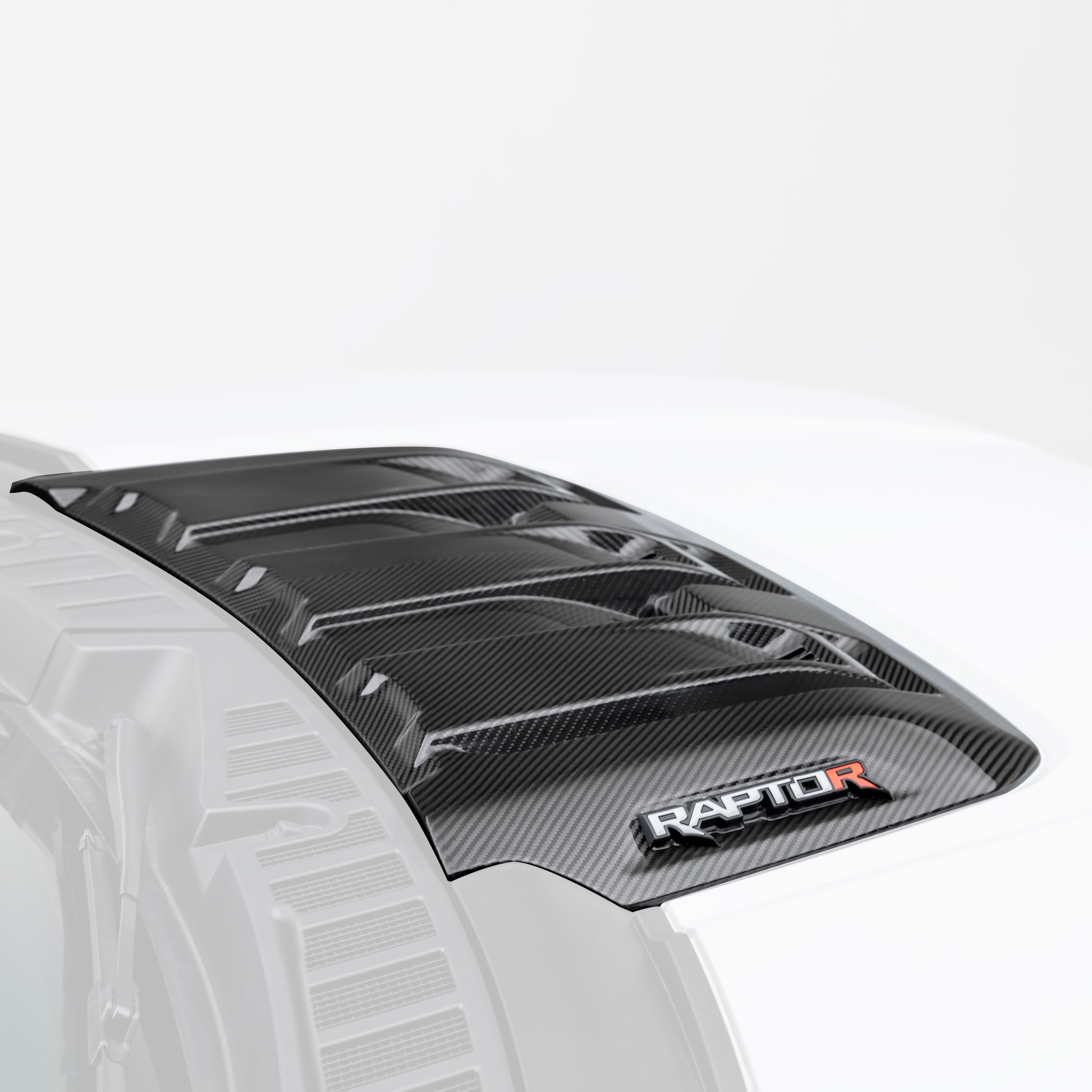 Ford F-150 Raptor R Hood Trim Scoop - Carbon Fiber PP 2x2 - Vorsteiner Wheels