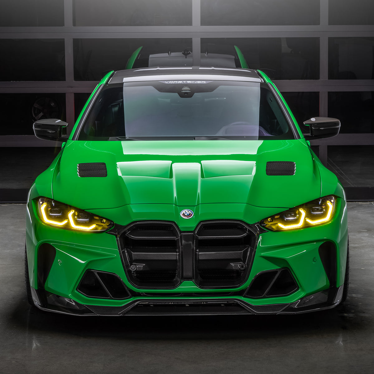 GTS-V BMW G8X M3 | M4 One-Piece Carbon Fiber Aero Front Bumper V-Style