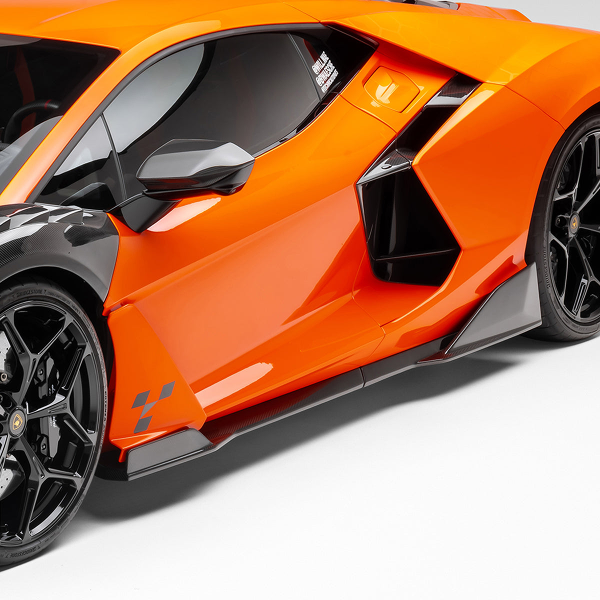 Lamborghini Revuelto Carbon Fiber Aero Side Skirts