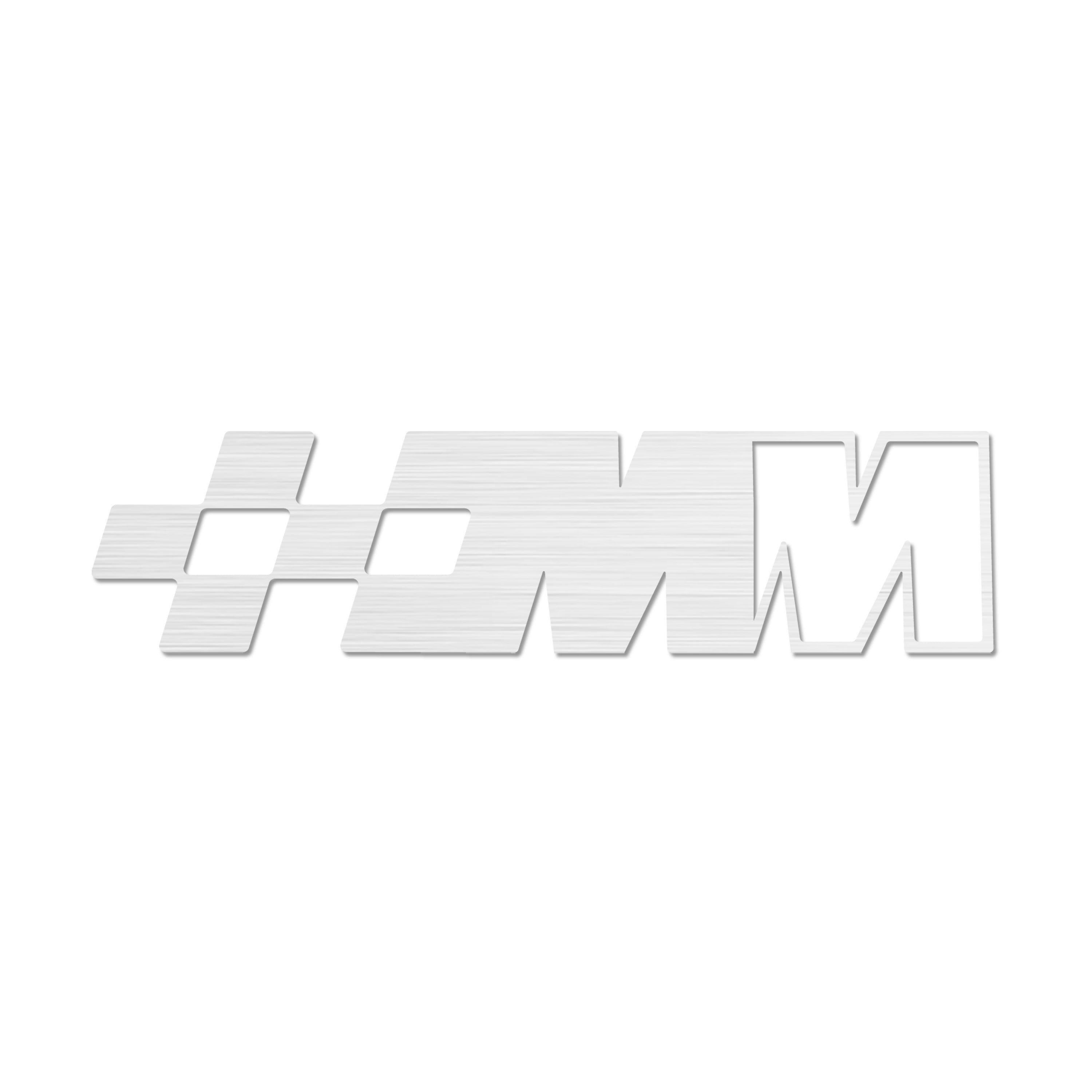 MM Die-Cut Decal – Brushed Aluminum Edition - Vorsteiner Wheels