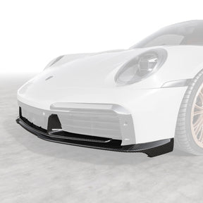 Porsche 992 Turbo S Aero Front Spoiler w/ Side Fins - Vorsteiner Wheels