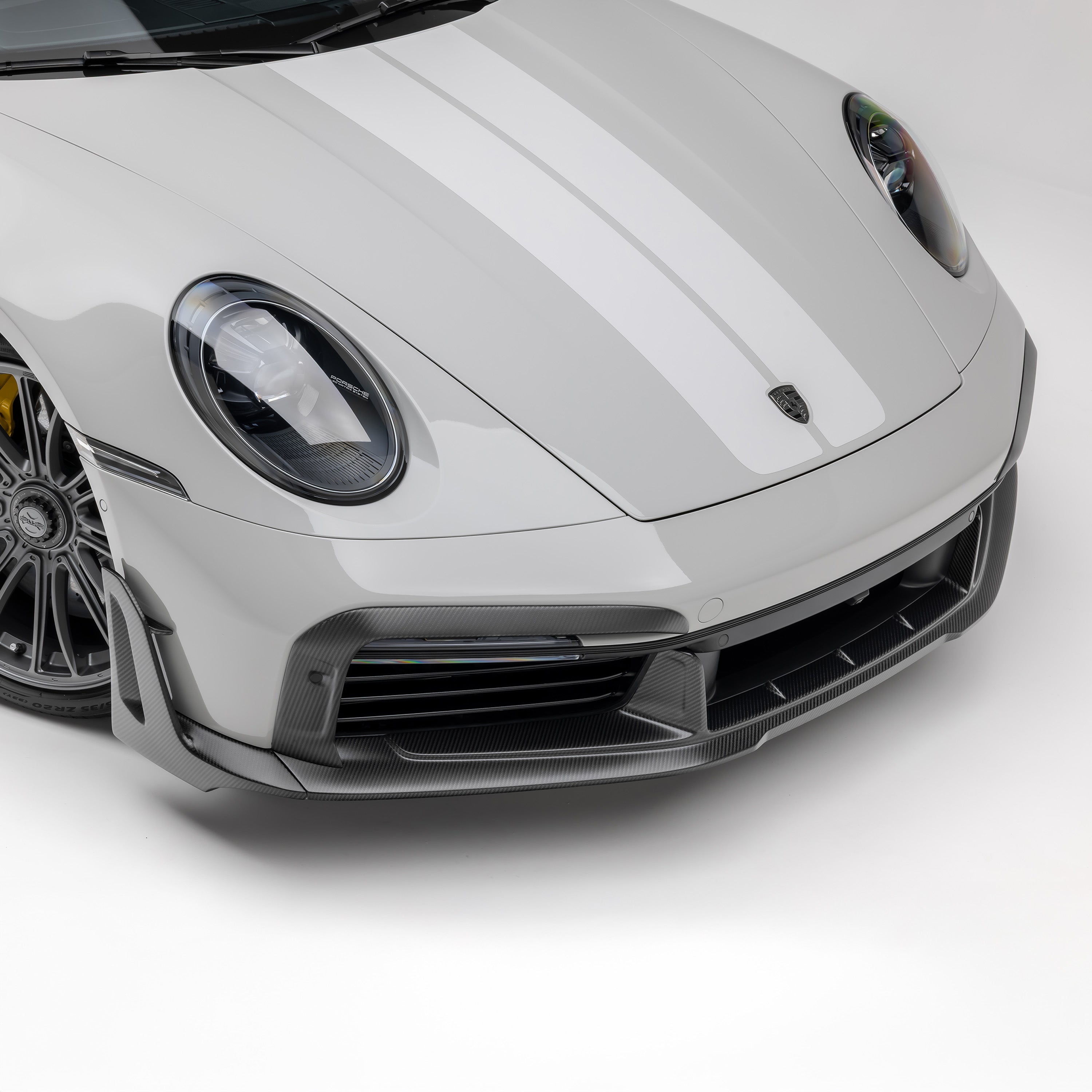 Porsche 992 Turbo S Aero Front Spoiler w/ Winglets - Vorsteiner Wheels Wheels