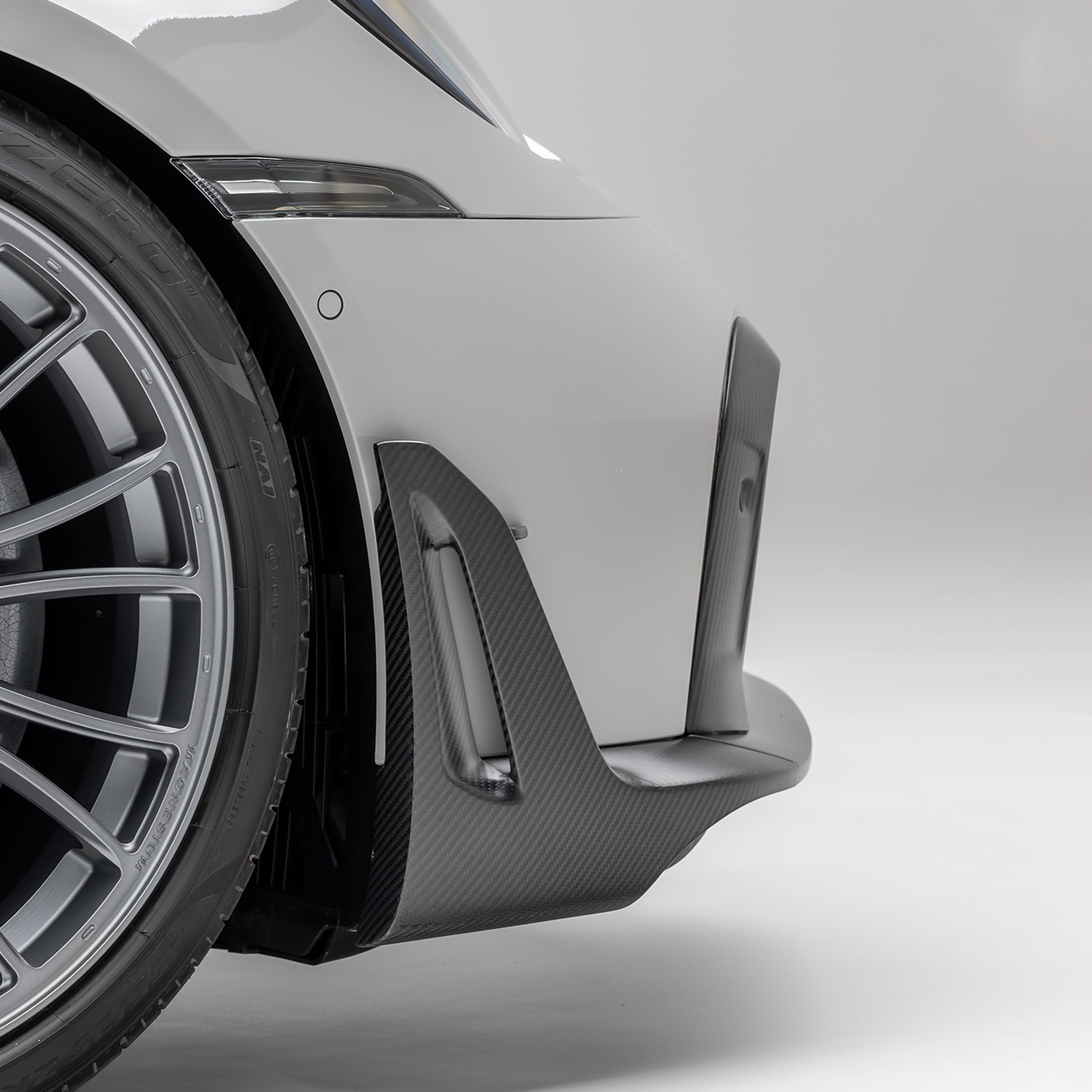 Porsche 992 Turbo S Aero Front Spoiler w/ Winglets - Vorsteiner Wheels Wheels