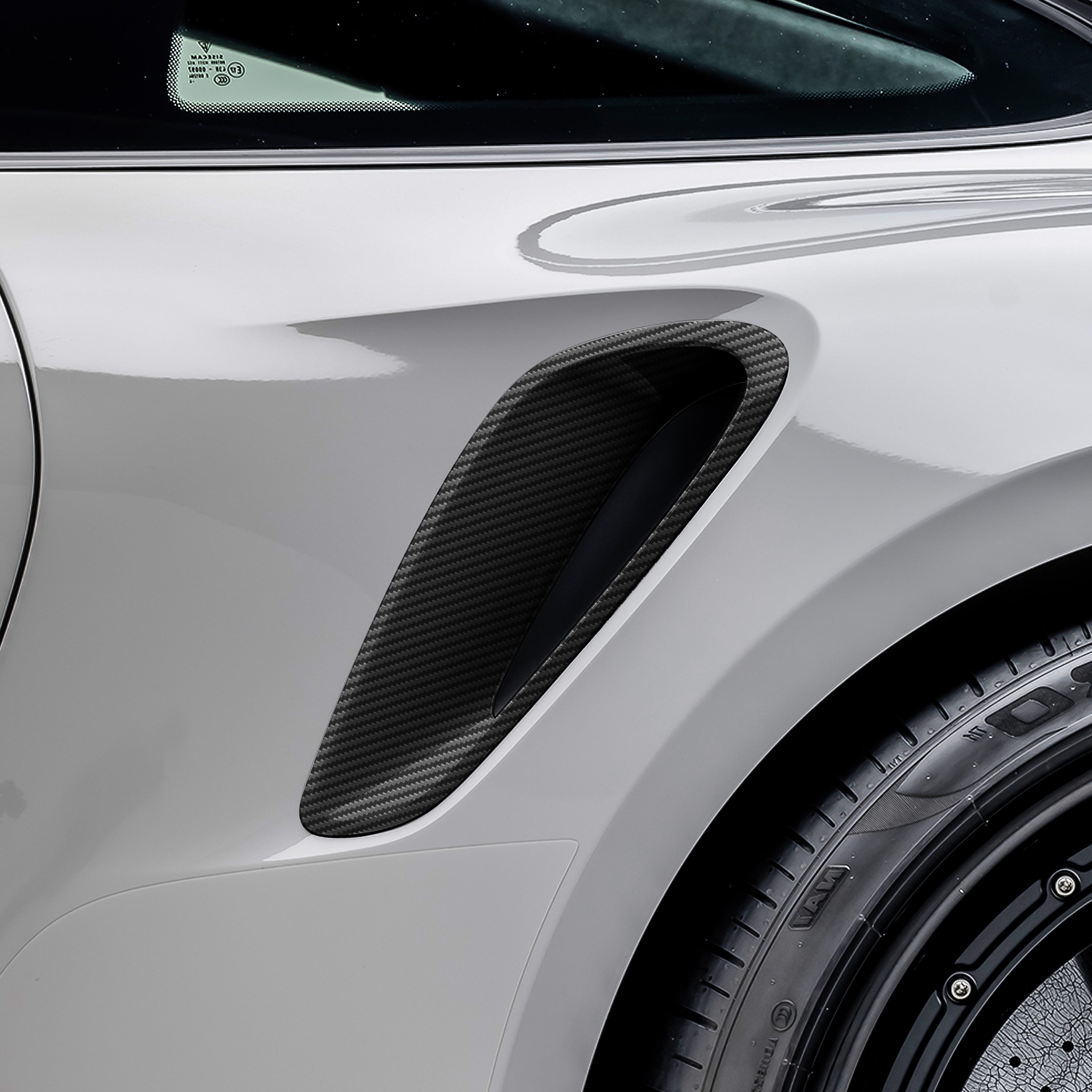 Porsche 992 Turbo S Aero Side Intake Trim - Vorsteiner Wheels Wheels