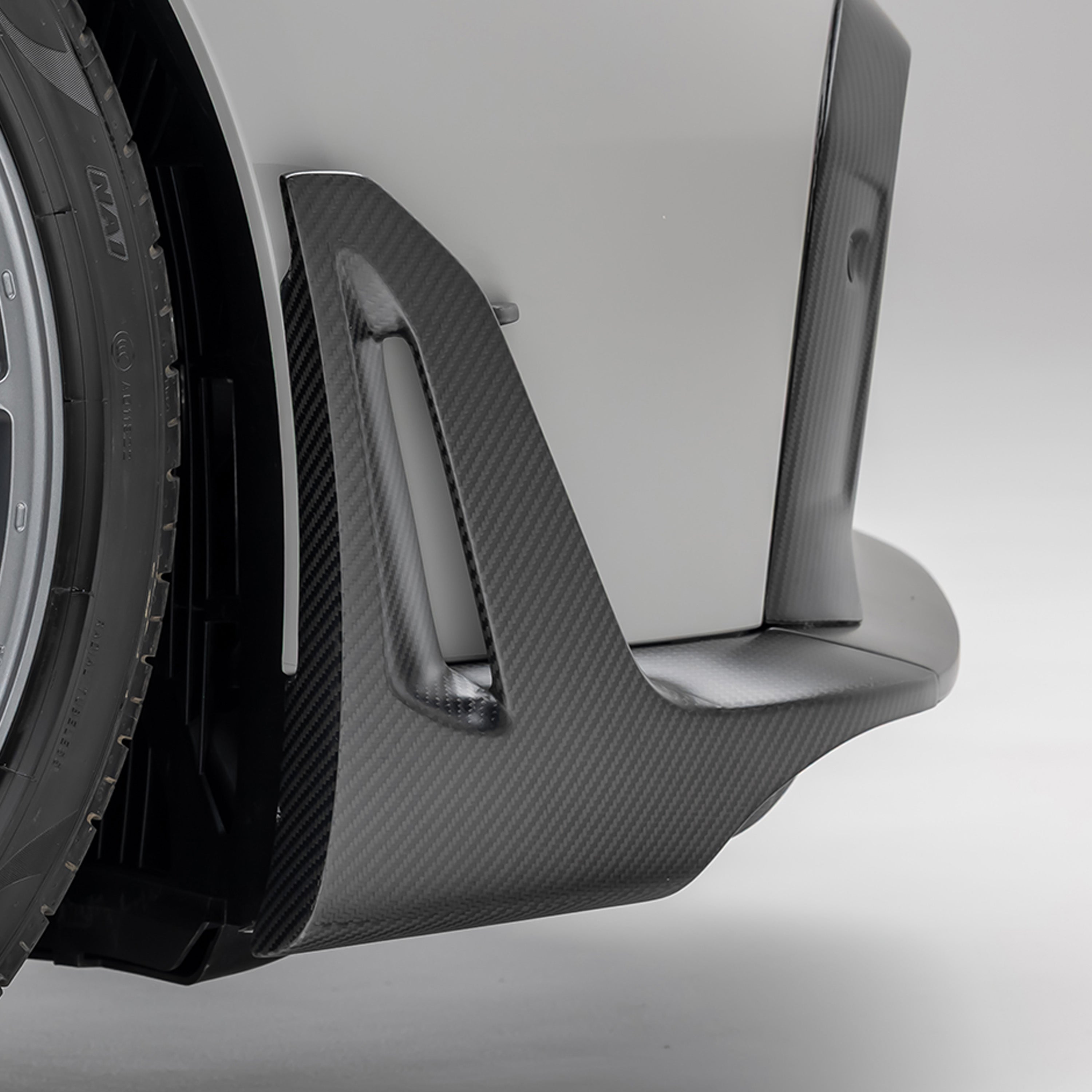 Porsche 992 Turbo S Aero Front Spoiler Winglets - Vorsteiner Wheels Wheels