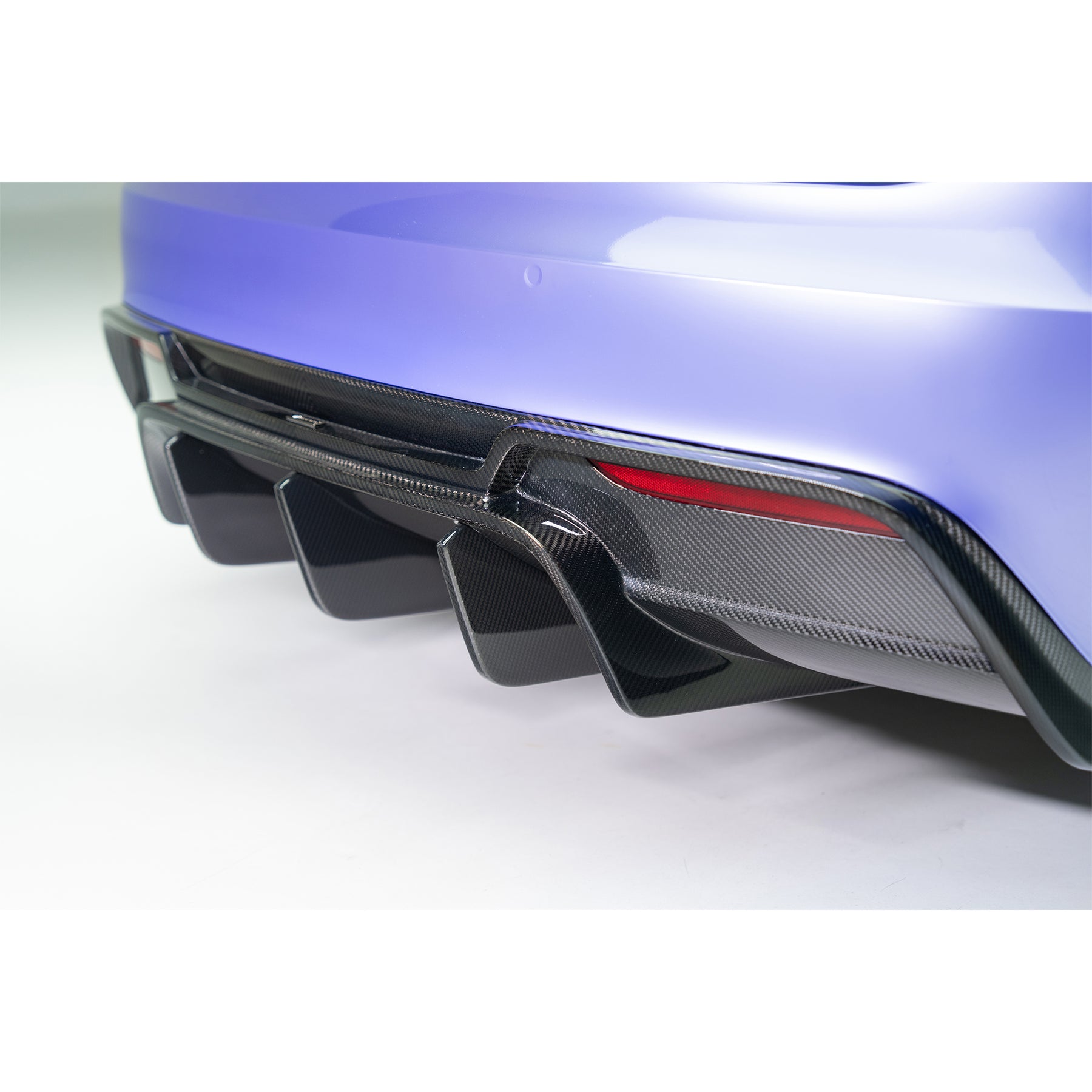 VRS Tesla Model S Plaid Aero Rear Diffuser Carbon Fiber PP 2x2