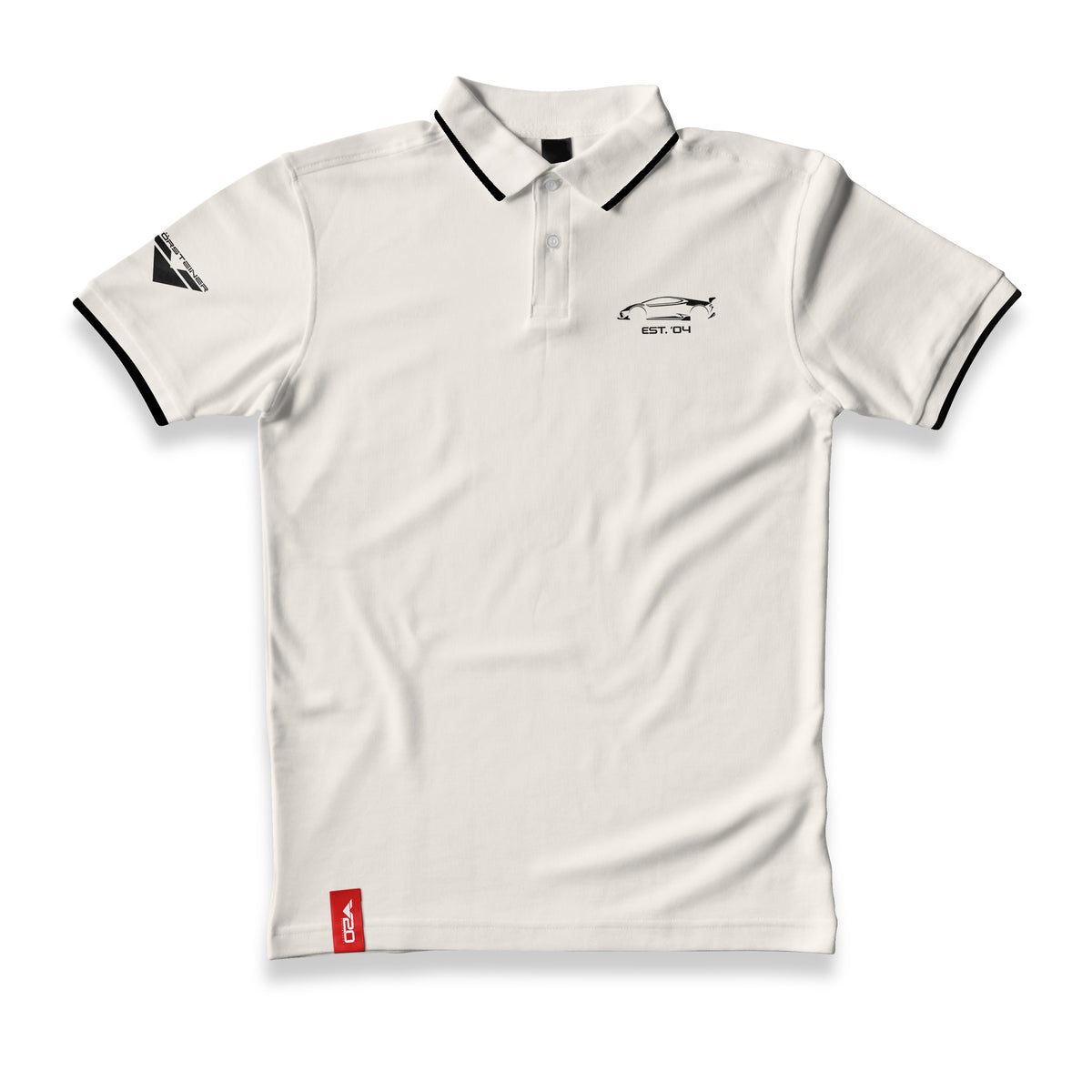 Vorsteiner V20 Polo Shirt - White - Vorsteiner Wheels  - Apparel - [tags]