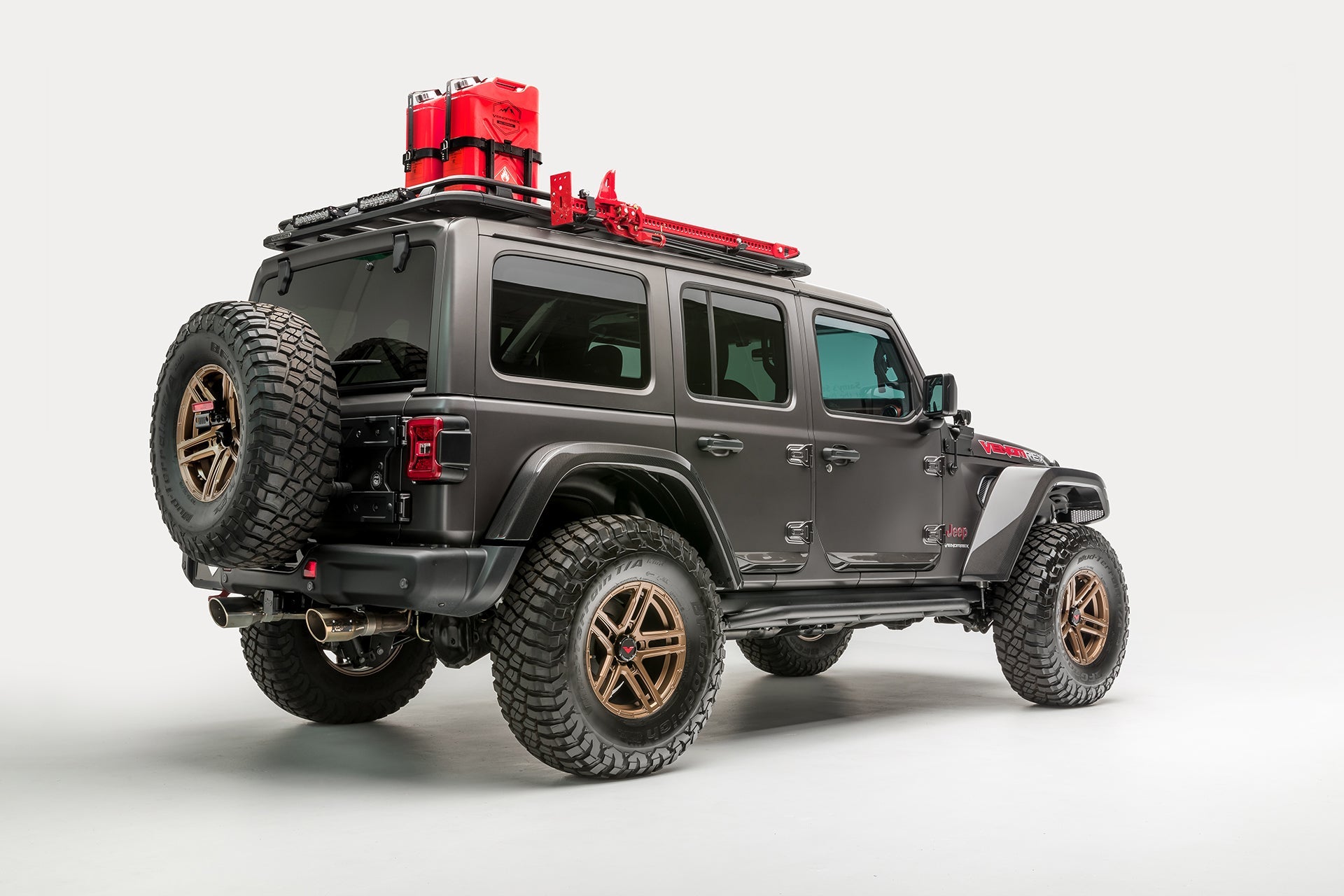 Jeep JL-JX Edition Aero Carbon Fiber Rear Bumper Tray - Vorsteiner Wheels Wheels