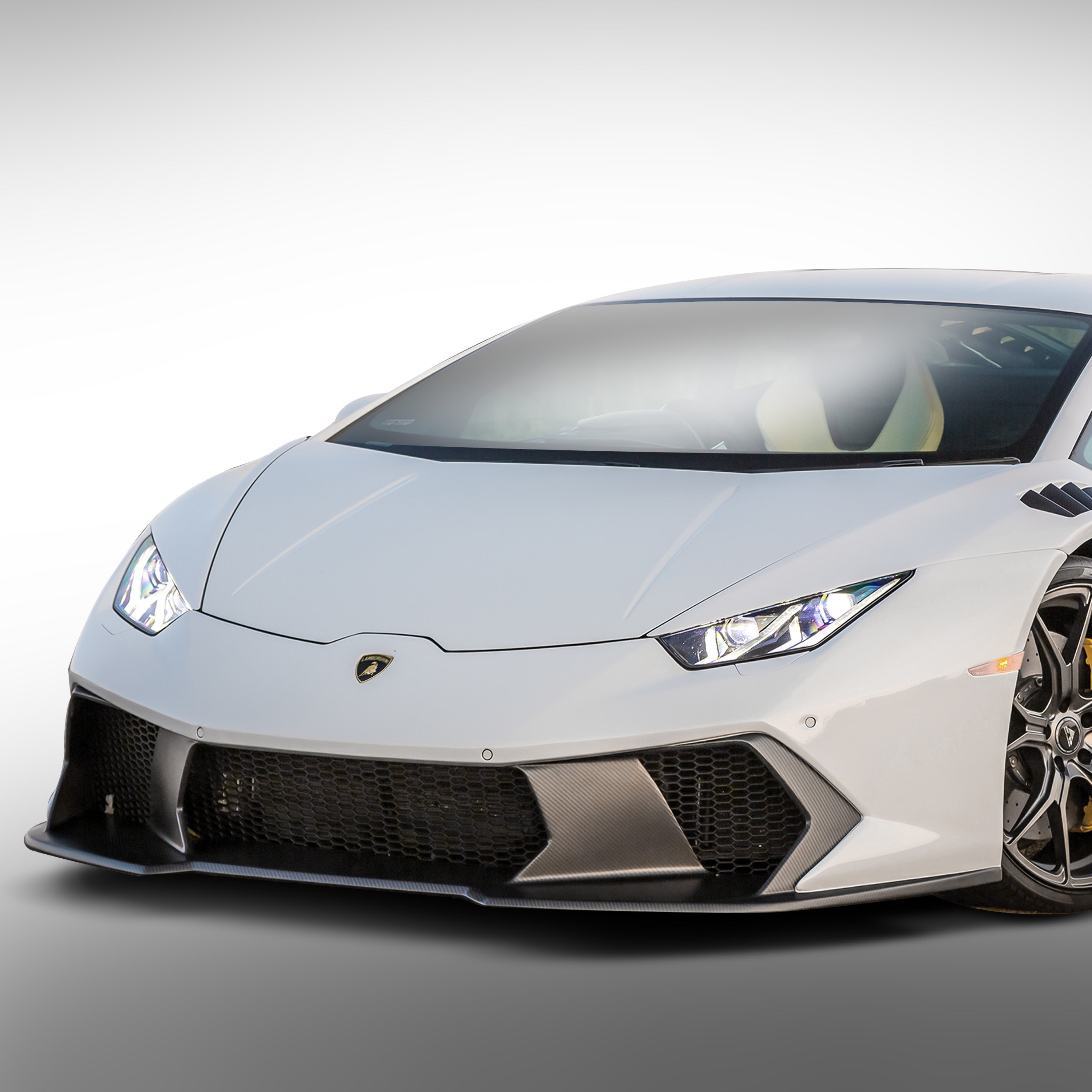 Lamborghini Huracan Novara Edizione Aero Front Bumper w/ Front Spoiler - Vorsteiner Wheels Wheels