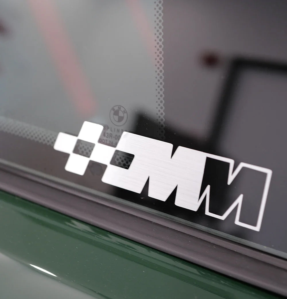 MM Die-Cut Decal – Brushed Aluminum Edition - Vorsteiner Wheels