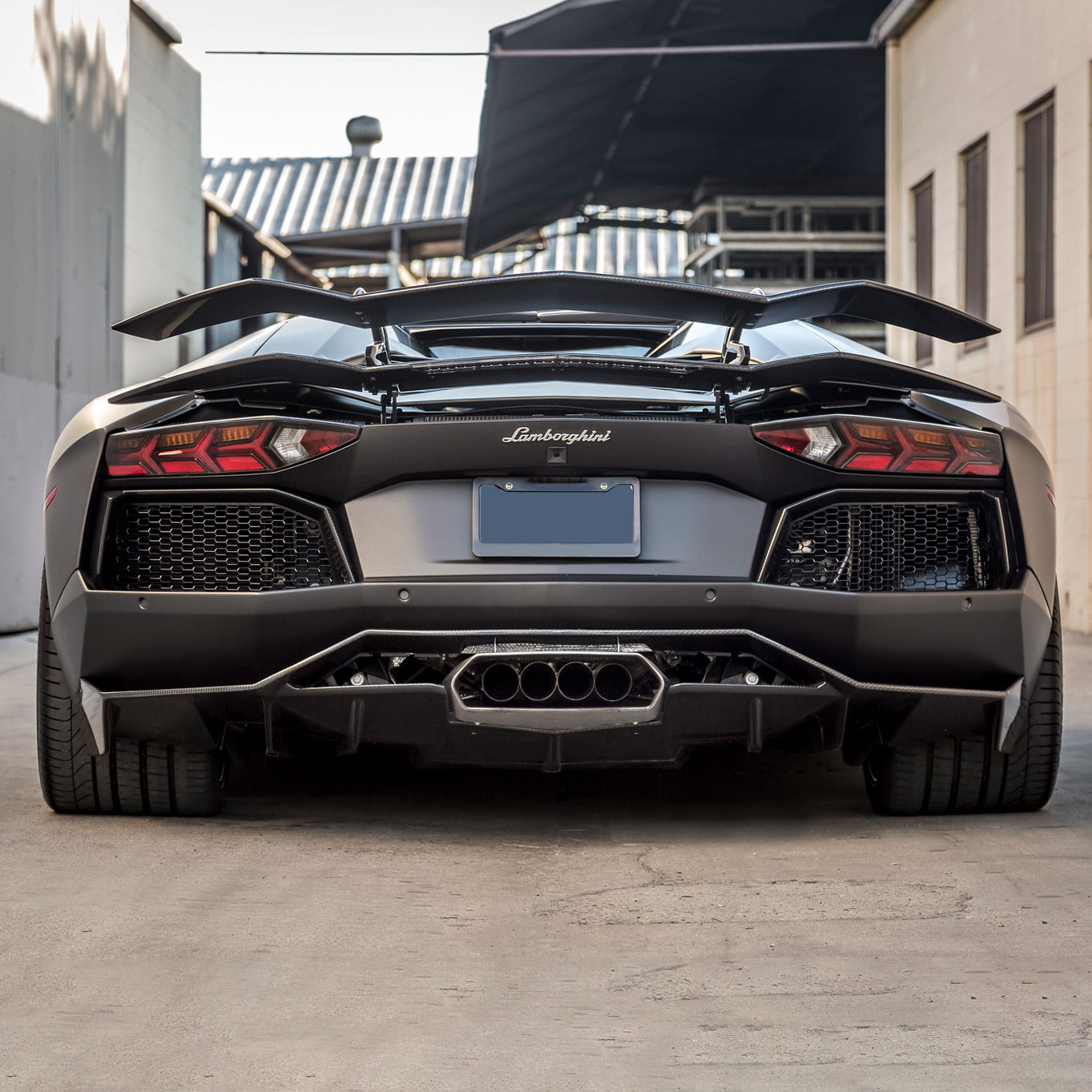 Lamborghini Aventador Zaragoza Edizione Aero Wing - Vorsteiner Wheels  - Aero - [tags]