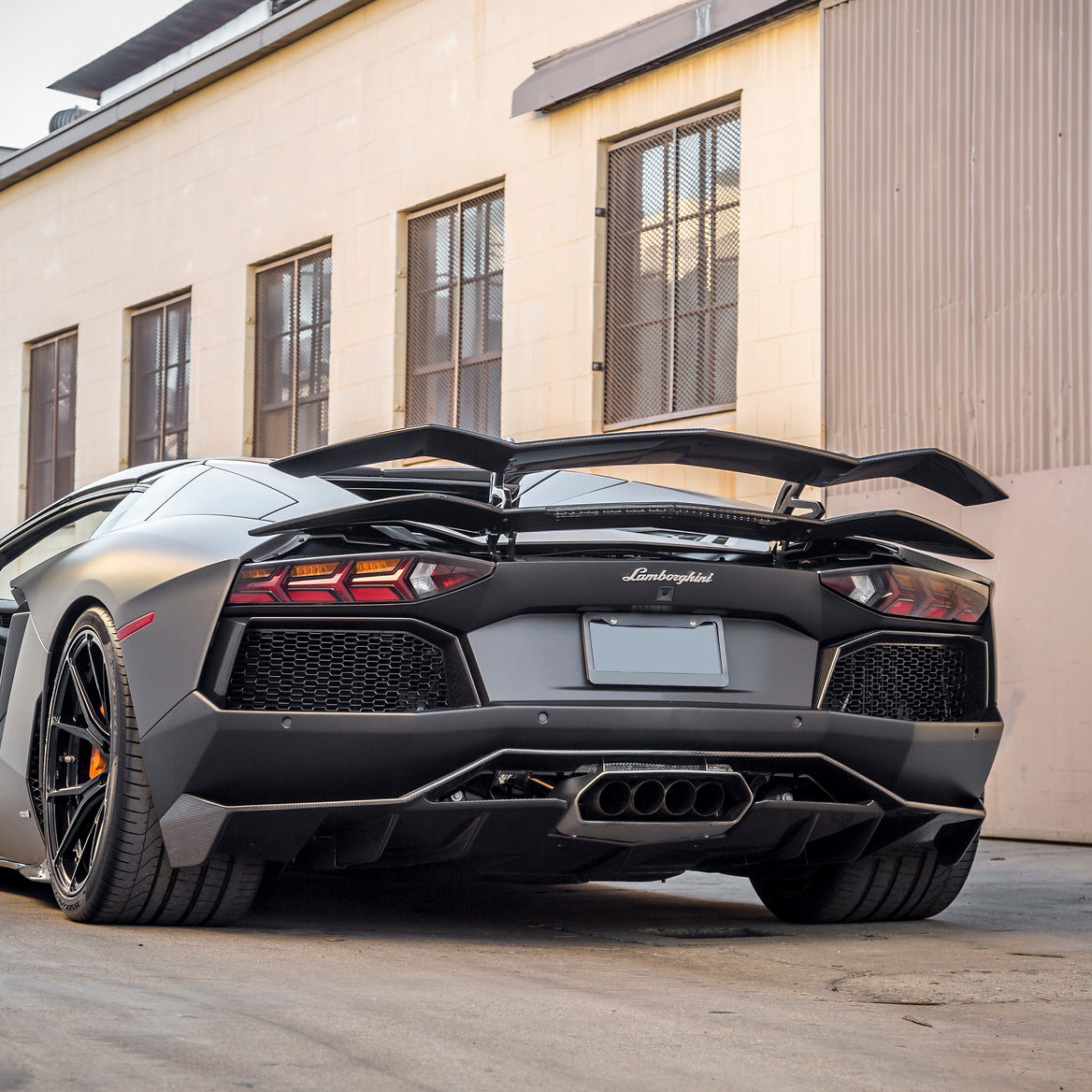 Lamborghini Aventador Zaragoza Edizione Aero Wing - Vorsteiner Wheels  - Aero - [tags]