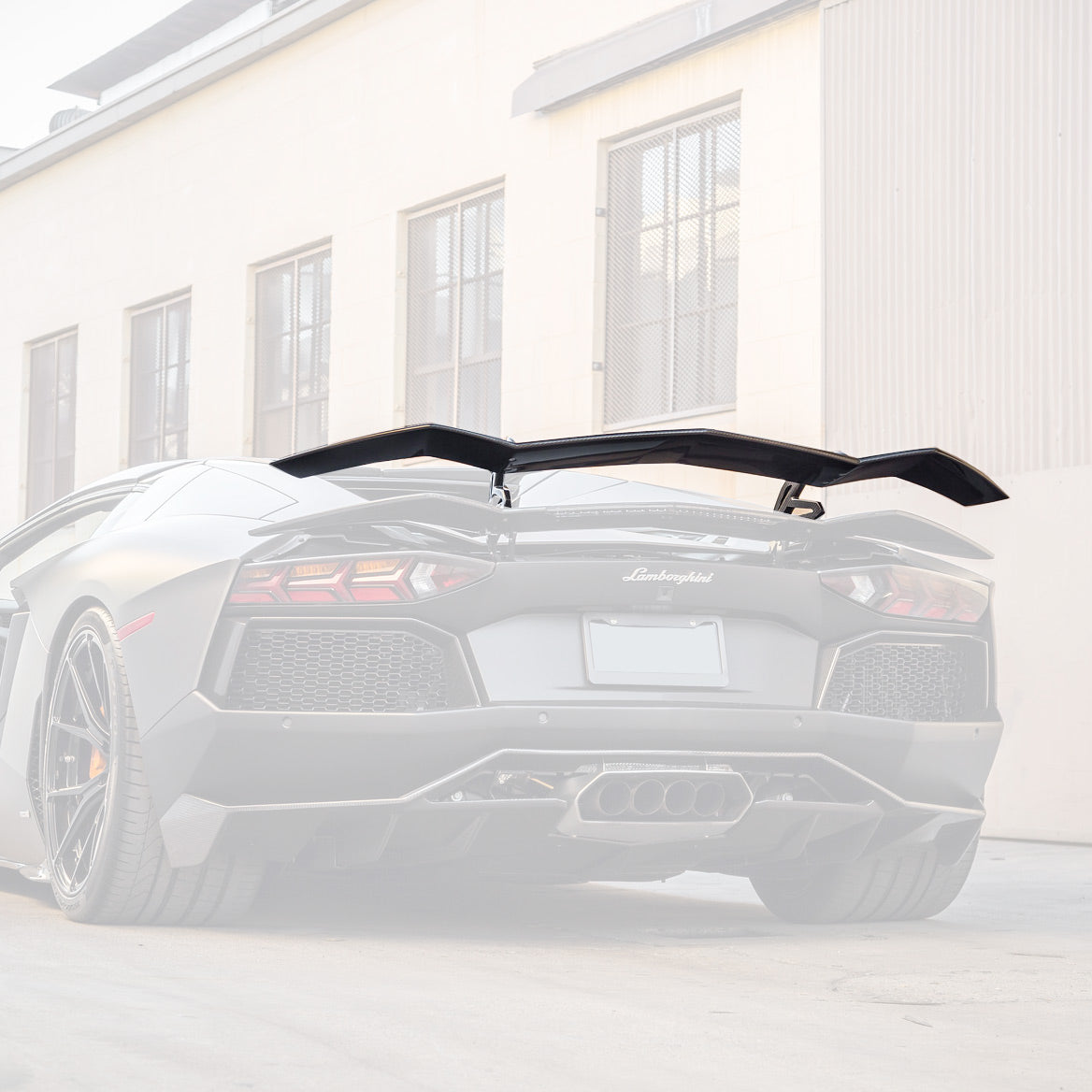 Lamborghini Aventador Zaragoza Edizione Aero Wing - Vorsteiner Wheels  - Aero - [tags]