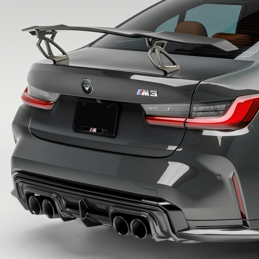 BMW G8X M3 | M4 Carbon Fiber Aero Wing Blade with Aluminum Uprights - Vorsteiner Wheels Wheels  - Aero - [tags]