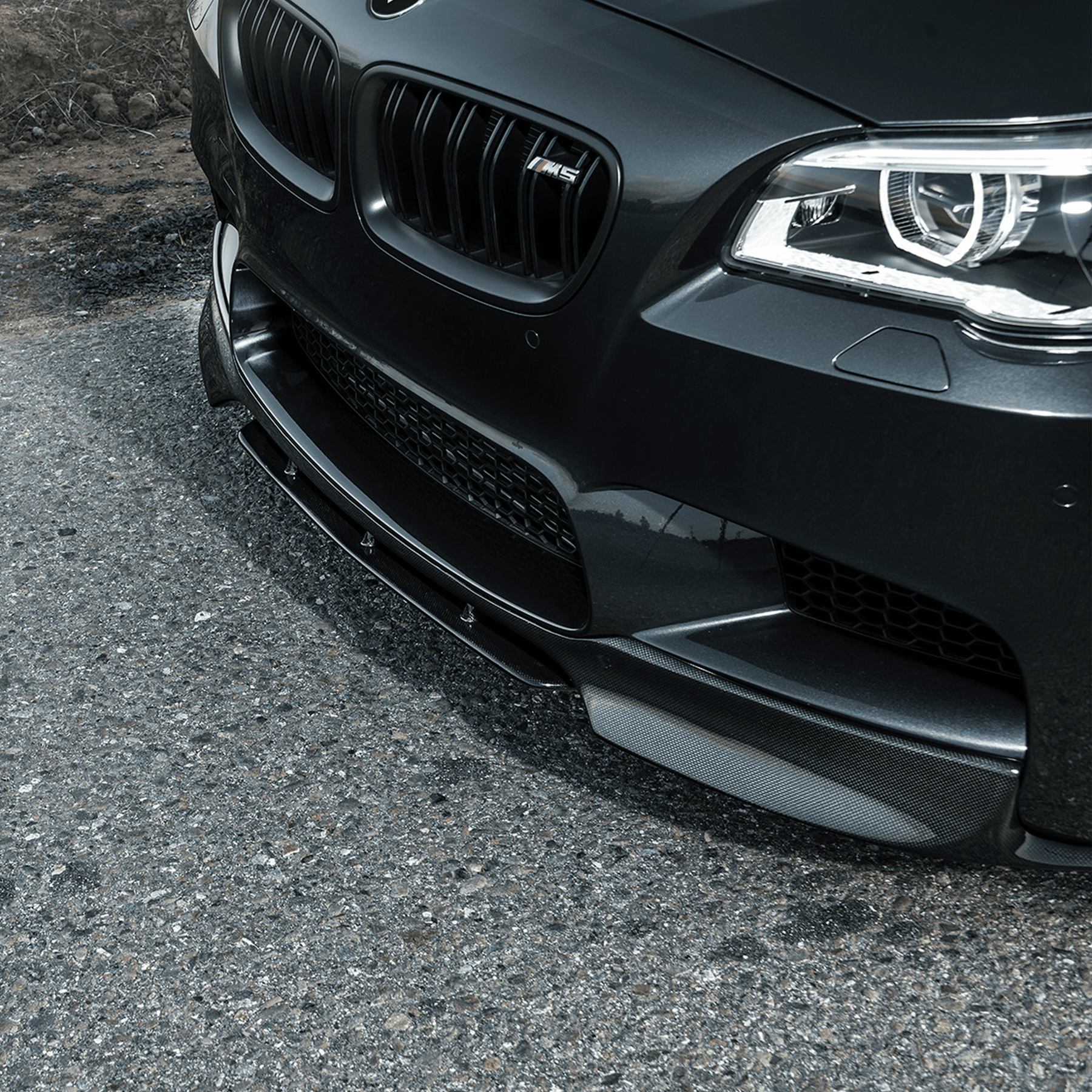 BMW F10 M5 Carbon Fiber Front Spoiler - Vorsteiner Wheels  - Aero - [tags]