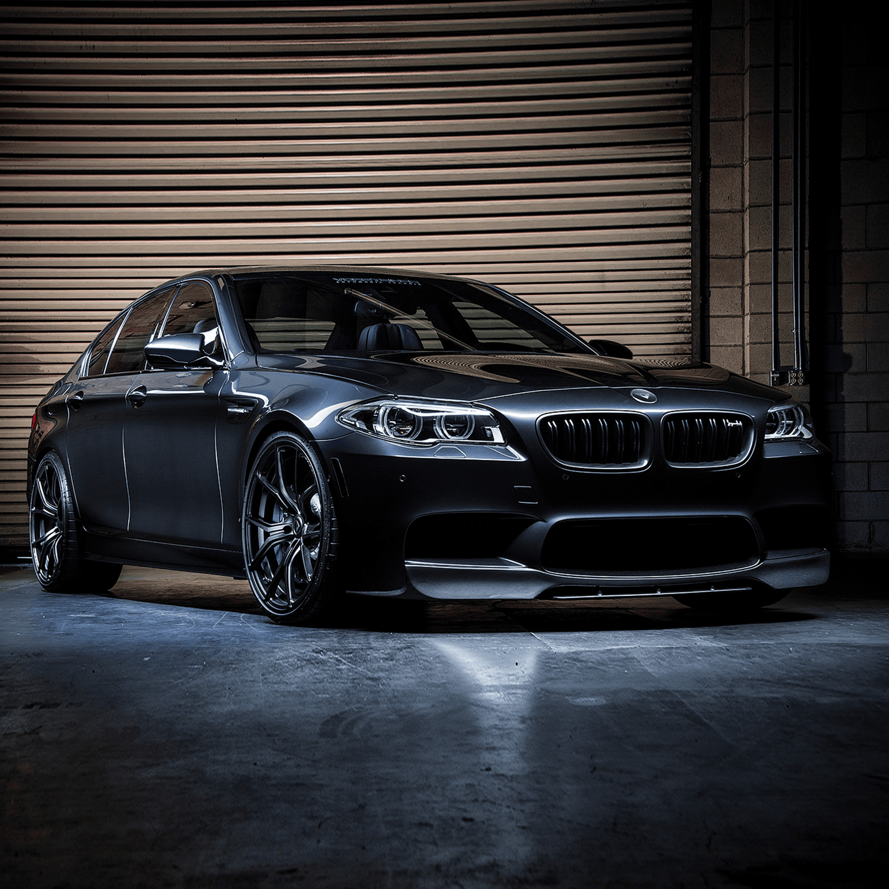 BMW F10 M5 Carbon Fiber Front Spoiler - Vorsteiner Wheels  - Aero - [tags]