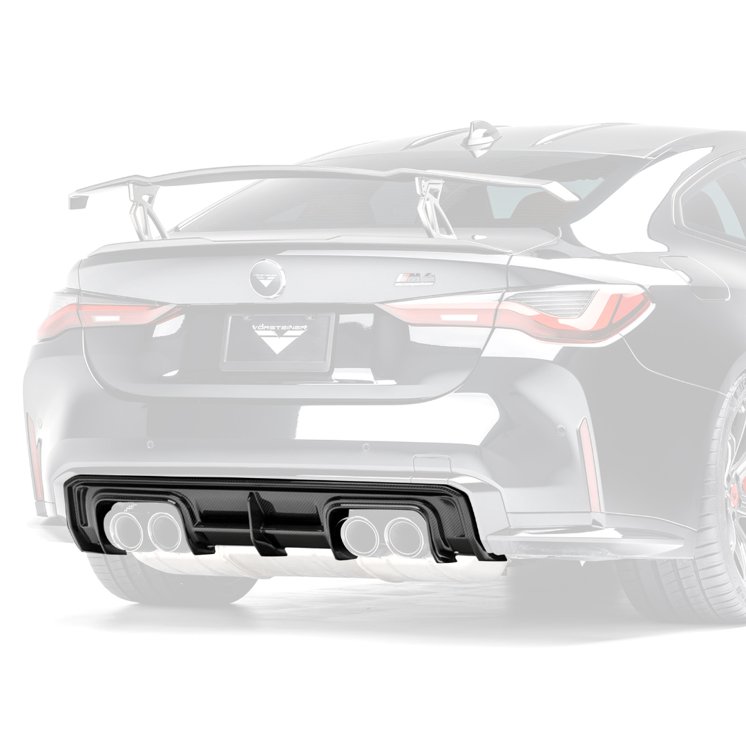 BMW G8X M4 Carbon Fiber Rear Diffuser - Vorsteiner Wheels Wheels  - Aero - [tags]