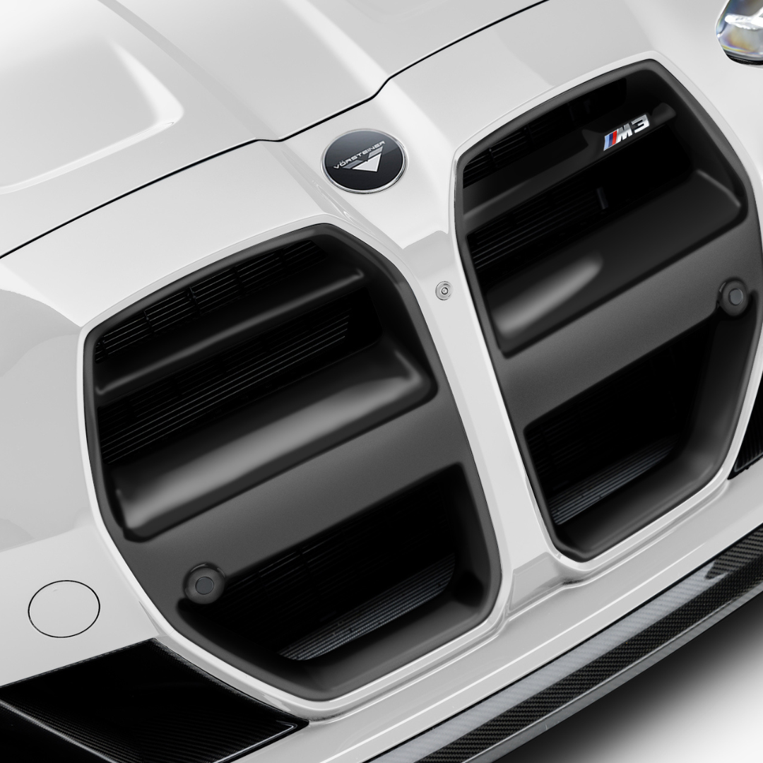BMW G8X M3 | M4 Gloss Black ABS Front Motorsport Grille - Vorsteiner Wheels  - Aero - [tags]