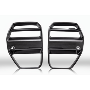 BMW G8X  M3 | M4 Carbon Fiber Front Motorsport Grille - Vorsteiner Wheels  - Aero - [tags]