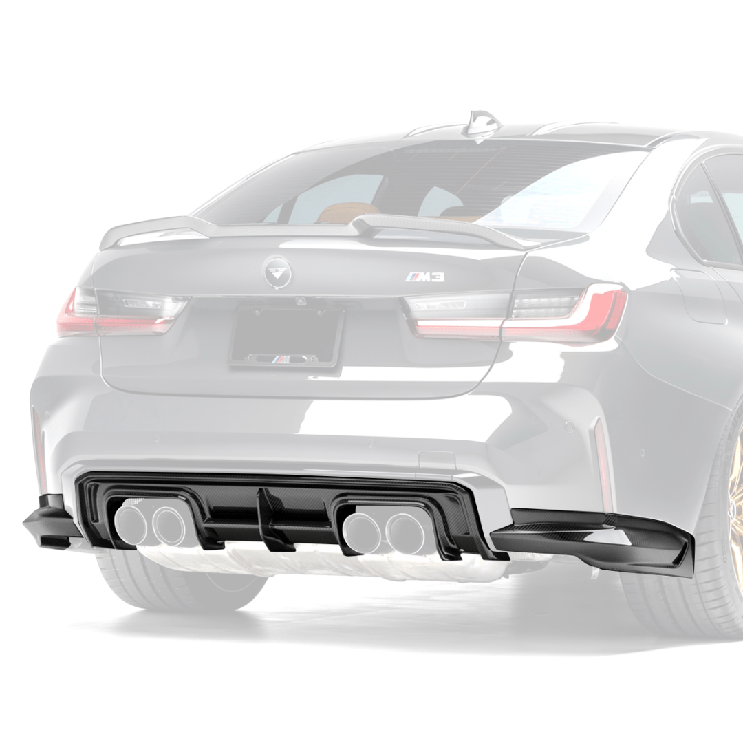 BMW G8X M3 Carbon Fiber Rear Diffuser - Vorsteiner Wheels  - Aero - [tags]