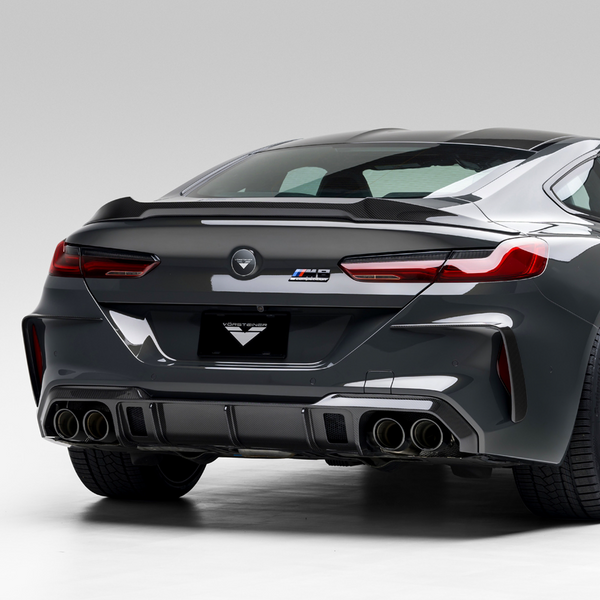 BMW F9X M8 VRS Aero Rear Diffuser Carbon Fiber PP 2x2 Glossy