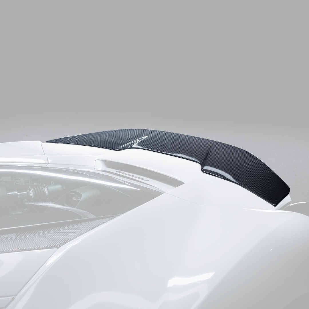 Ferrari 488 Diavolo Carbon Fiber Decklid Spoiler - Vorsteiner Wheels  - Aero - [tags]