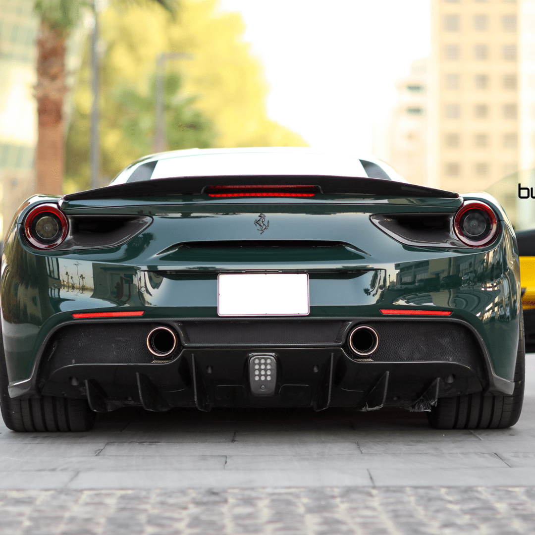 Ferrari 488 Diavolo Carbon Fiber Decklid Spoiler - Vorsteiner Wheels  - Aero - [tags]