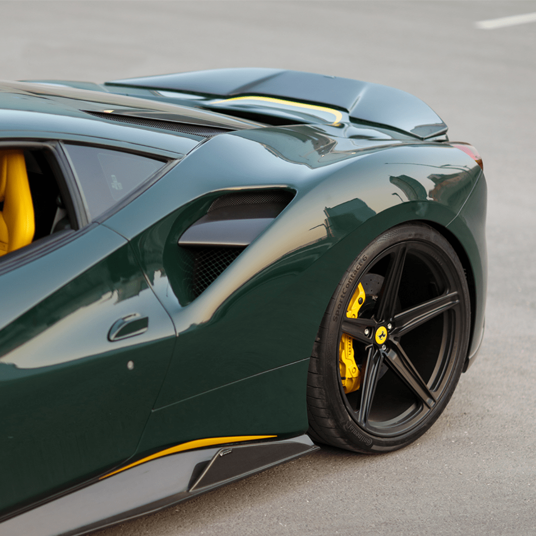 Ferrari 488 Diavolo Carbon Fiber Decklid Spoiler - Vorsteiner Wheels  - Aero - [tags]