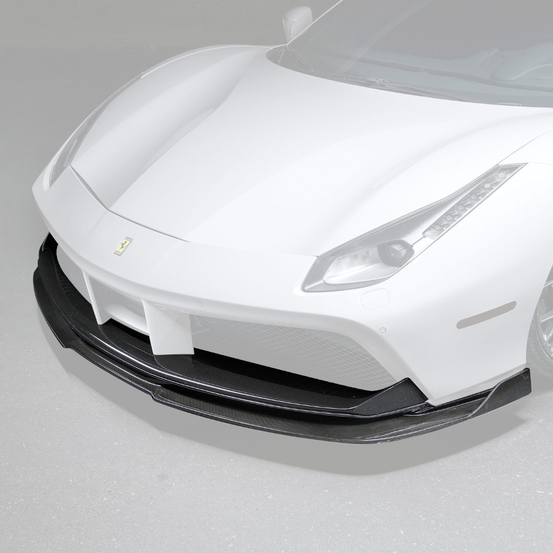 Ferrari 488 Diavolo Carbon Fiber Front Spoiler - Vorsteiner Wheels  - Aero - [tags]