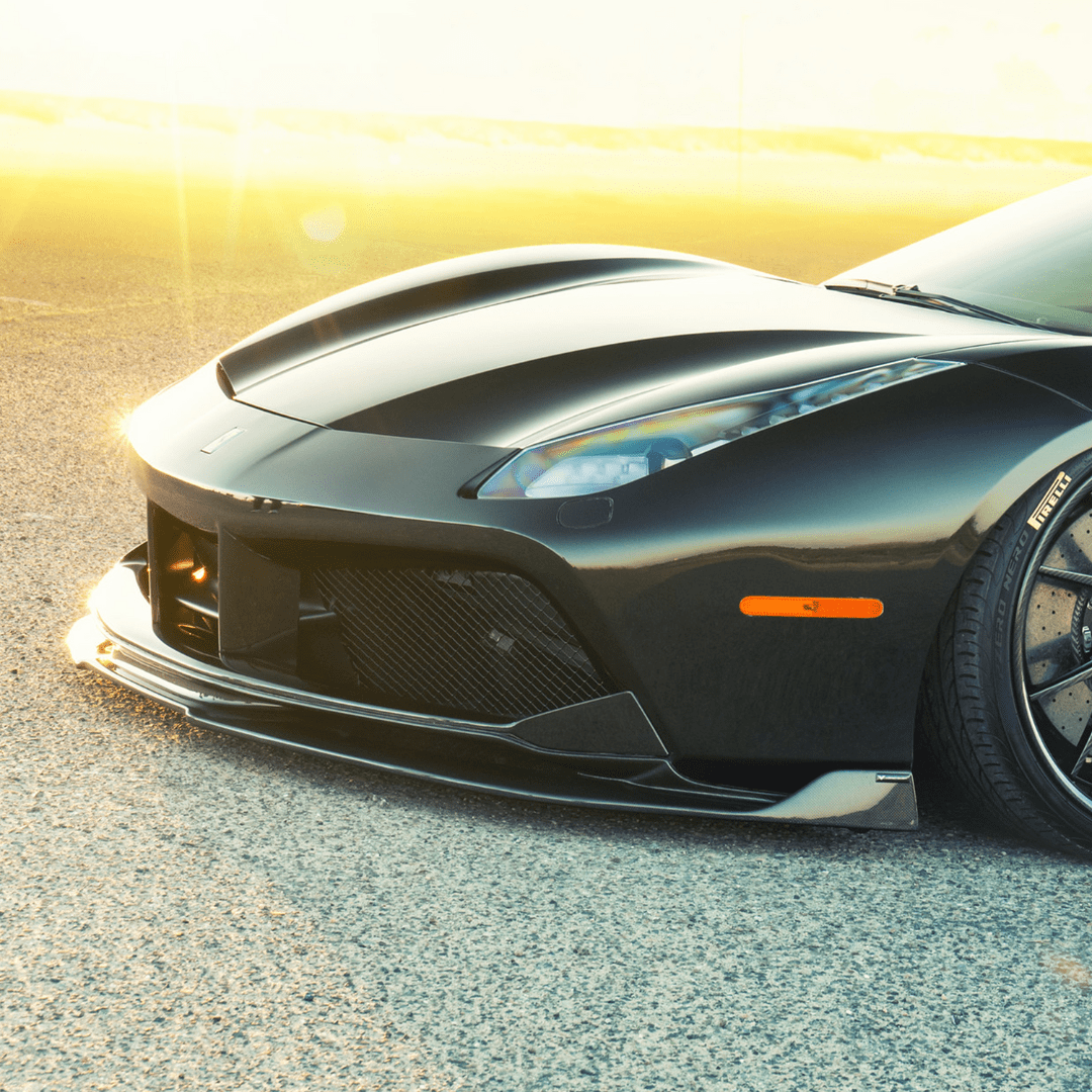 Ferrari 488 Diavolo Carbon Fiber Front Spoiler - Vorsteiner Wheels  - Aero - [tags]