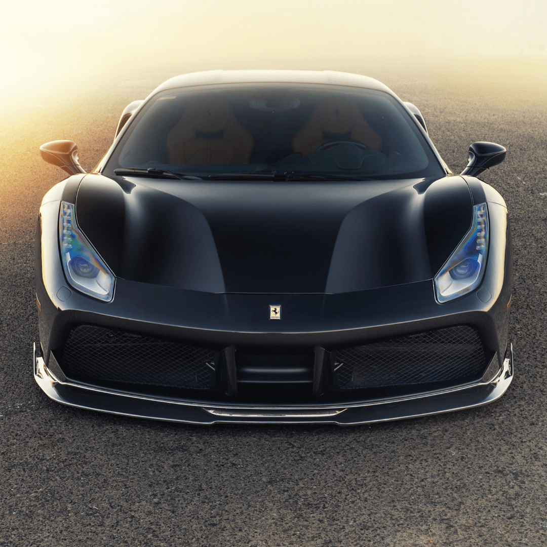 Ferrari 488 Diavolo Carbon Fiber Front Spoiler - Vorsteiner Wheels  - Aero - [tags]