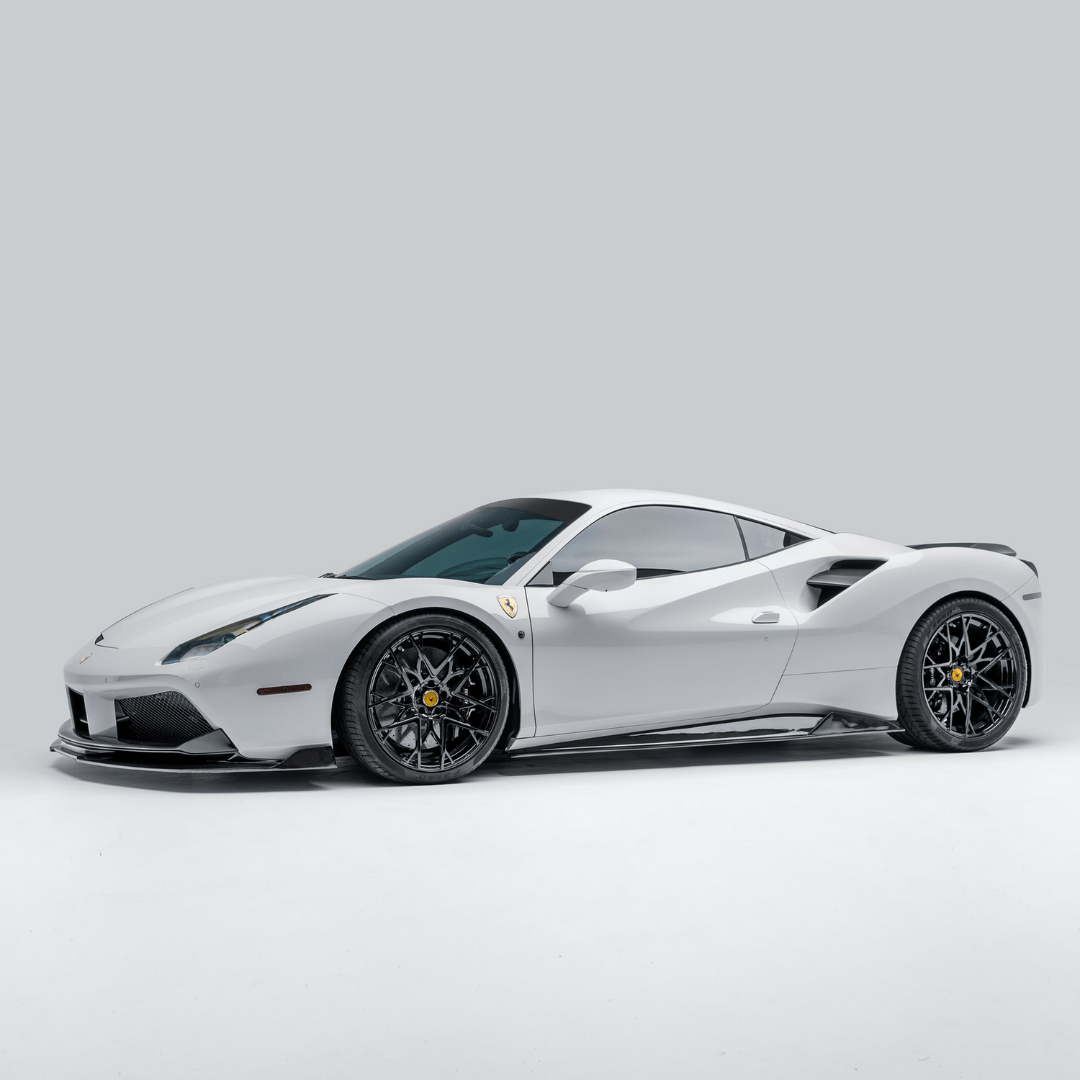 Ferrari 488 Diavolo Carbon Fiber Front Spoiler - Vorsteiner Wheels  - Aero - [tags]
