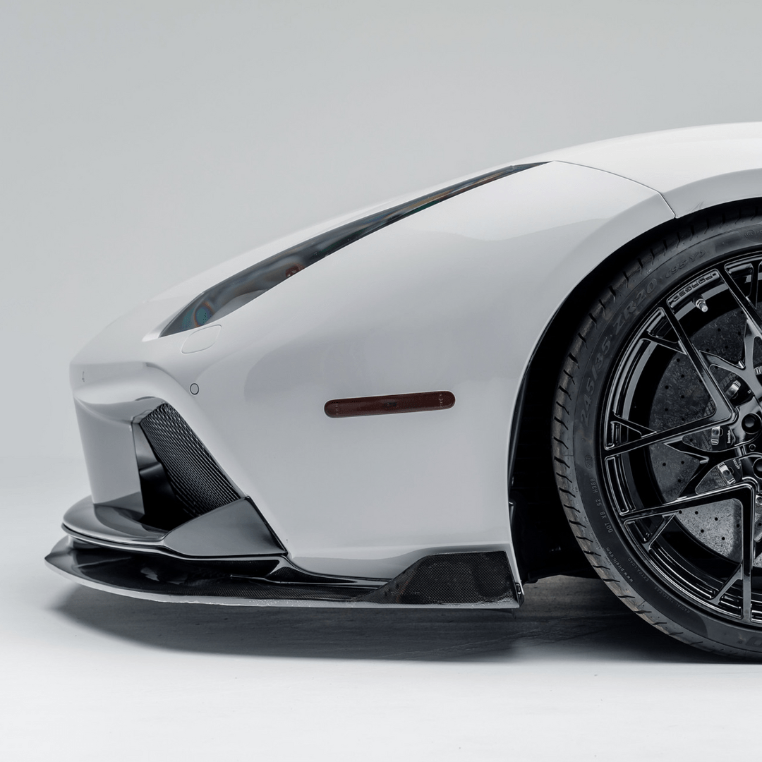 Ferrari 488 Diavolo Carbon Fiber Front Spoiler - Vorsteiner Wheels  - Aero - [tags]