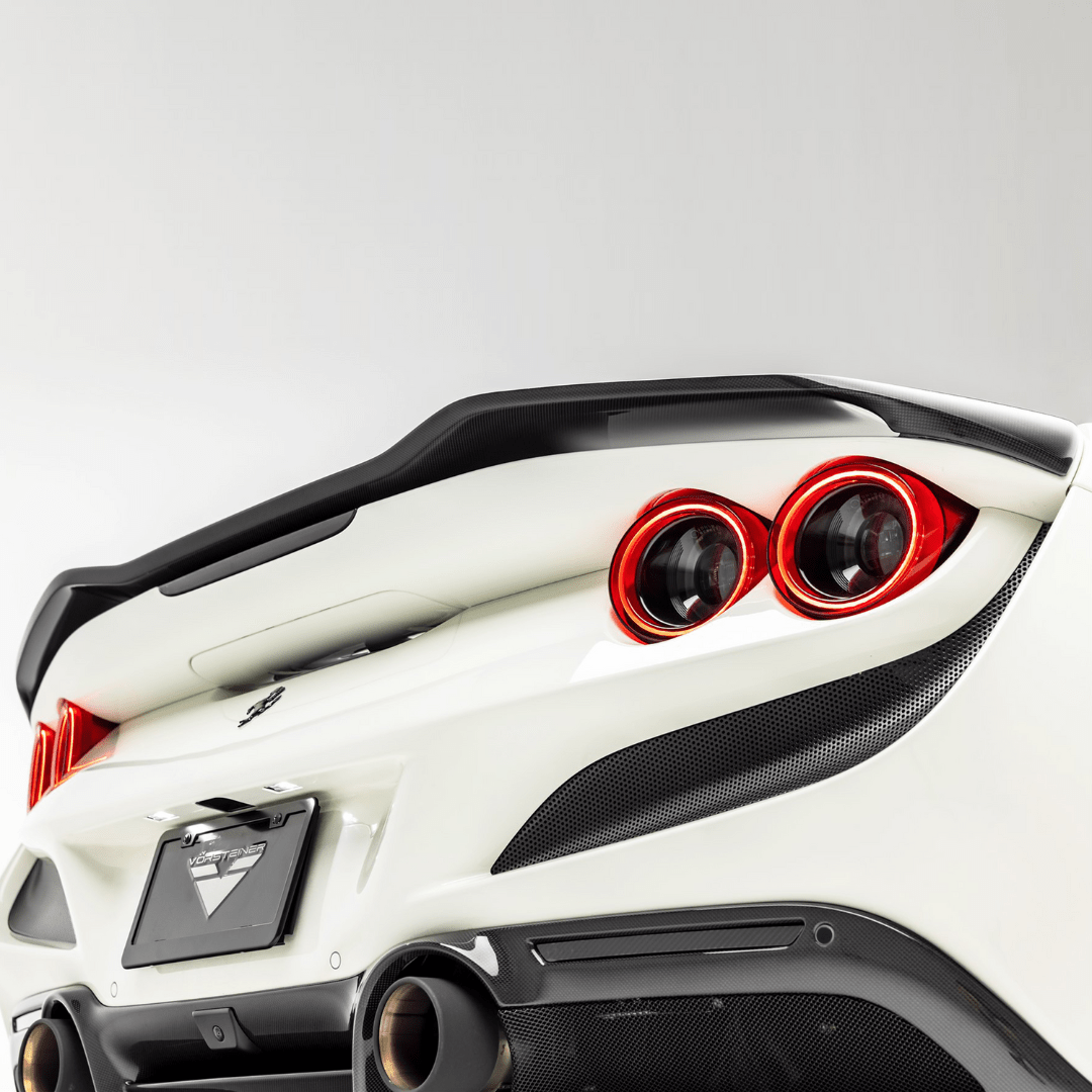 Ferrari F8 Furioso Carbon Fiber Decklid Spoiler - Vorsteiner Wheels  - Aero - [tags]