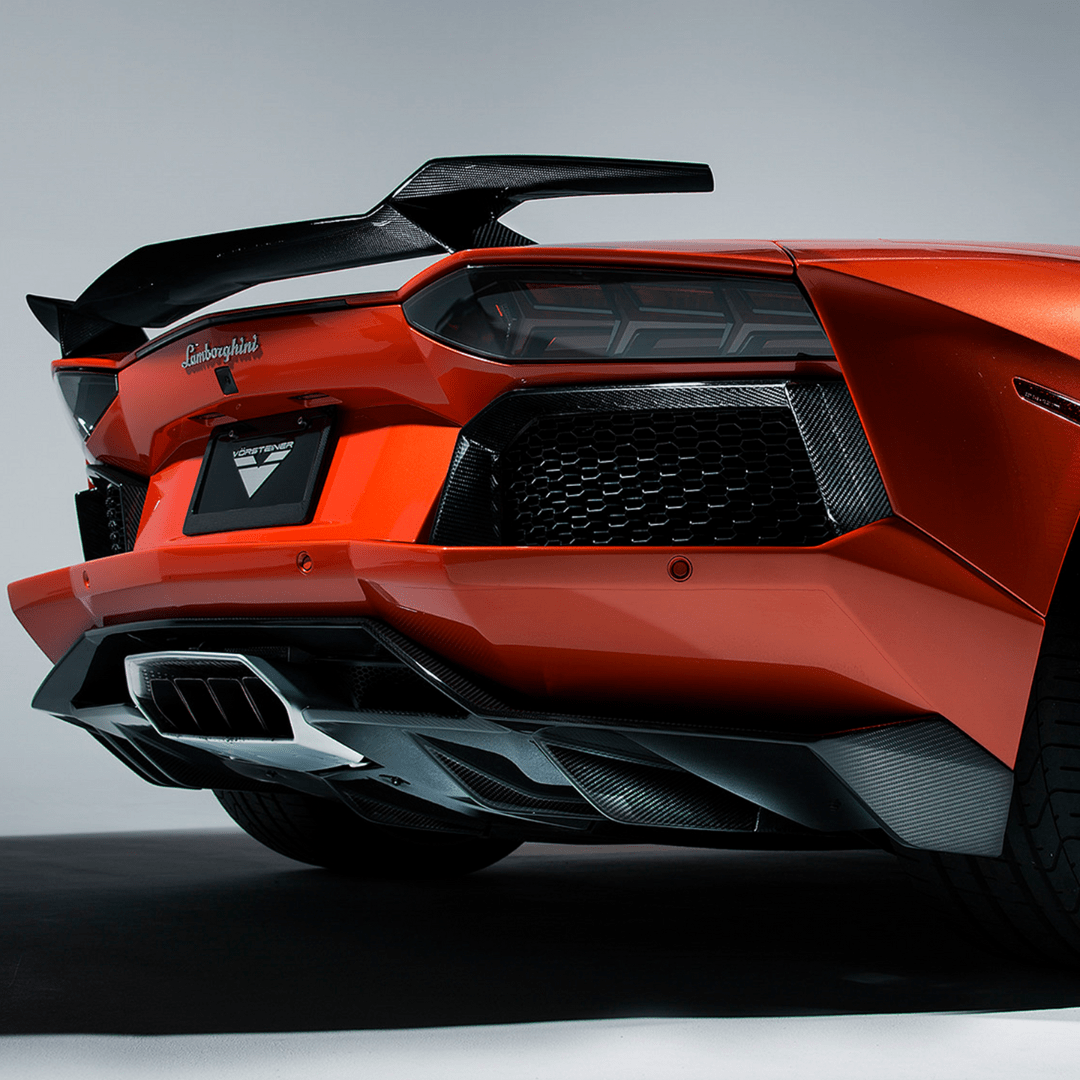 Lamborghini Aventador Zaragoza Edizione Aero Rear Diffuser - Vorsteiner Wheels  - Aero - [tags]