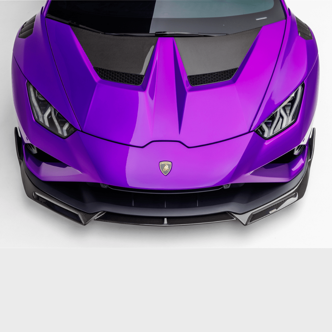 Lamborghini Huracan EVO Monza Edizione Front Spoiler Carbon Fiber PP 2x2 Glossy (RWD ONLY) - Vorsteiner Wheels Wheels  - Motor Vehicle Frame & Body Parts - [tags]