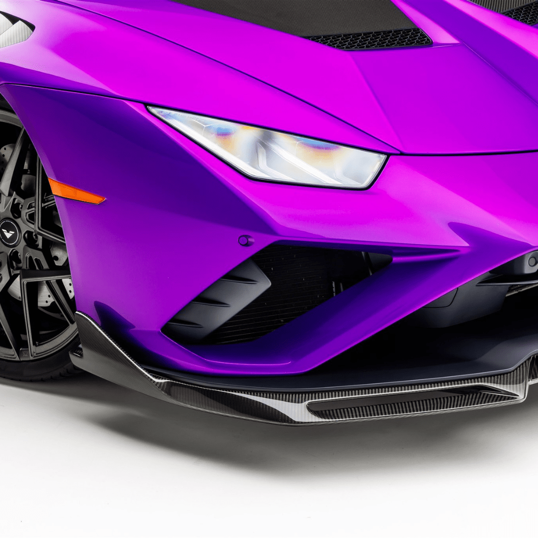 Lamborghini Huracan EVO Monza Edizione Front Spoiler Carbon Fiber PP 2x2 Glossy (RWD ONLY) - Vorsteiner Wheels Wheels  - Motor Vehicle Frame & Body Parts - [tags]