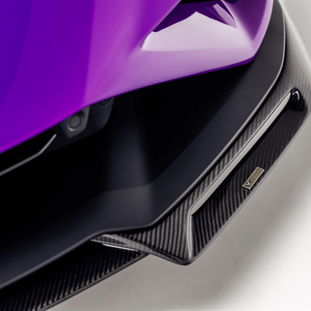 Lamborghini Huracan EVO Monza Edizione Front Spoiler Carbon Fiber PP 2x2 Glossy (RWD ONLY) - Vorsteiner Wheels Wheels  - Motor Vehicle Frame & Body Parts - [tags]