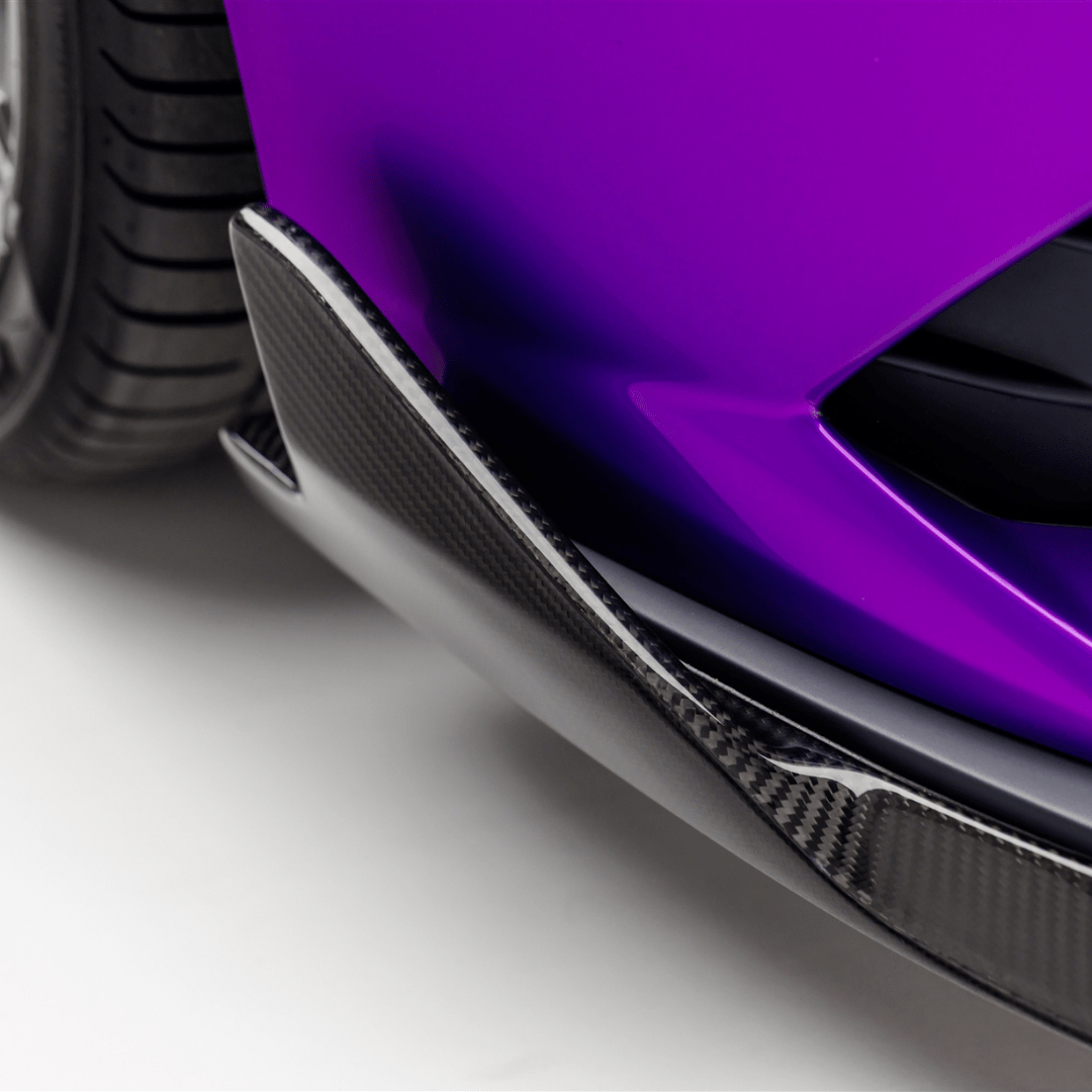 Lamborghini Huracan EVO Monza Edizione Front Spoiler Carbon Fiber PP 2x2 Glossy (RWD ONLY) - Vorsteiner Wheels Wheels  - Motor Vehicle Frame & Body Parts - [tags]