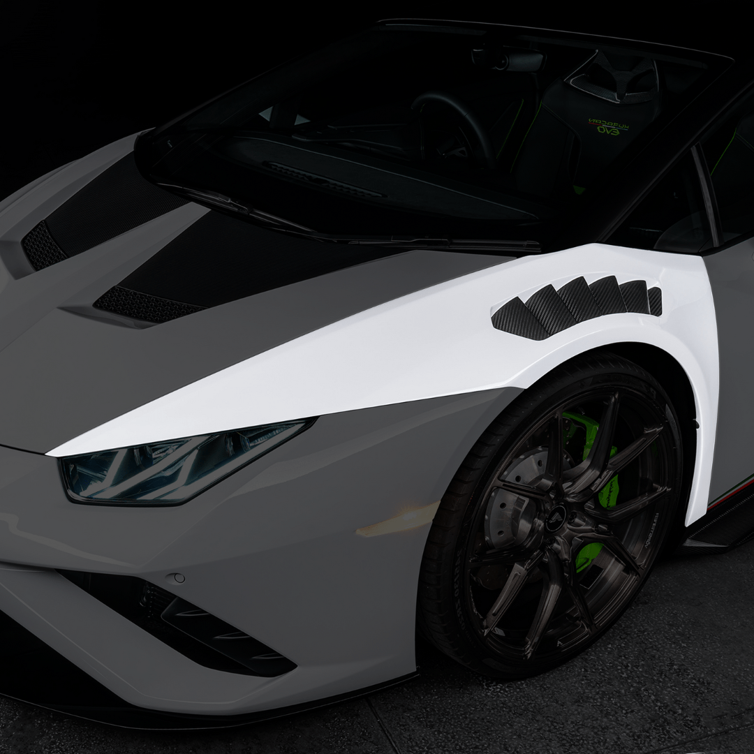 Lamborghini Huracan Novara Edizione Aero Front Fenders w/Integrated Vents and Splash Shields - Vorsteiner Wheels  - Aero - [tags]