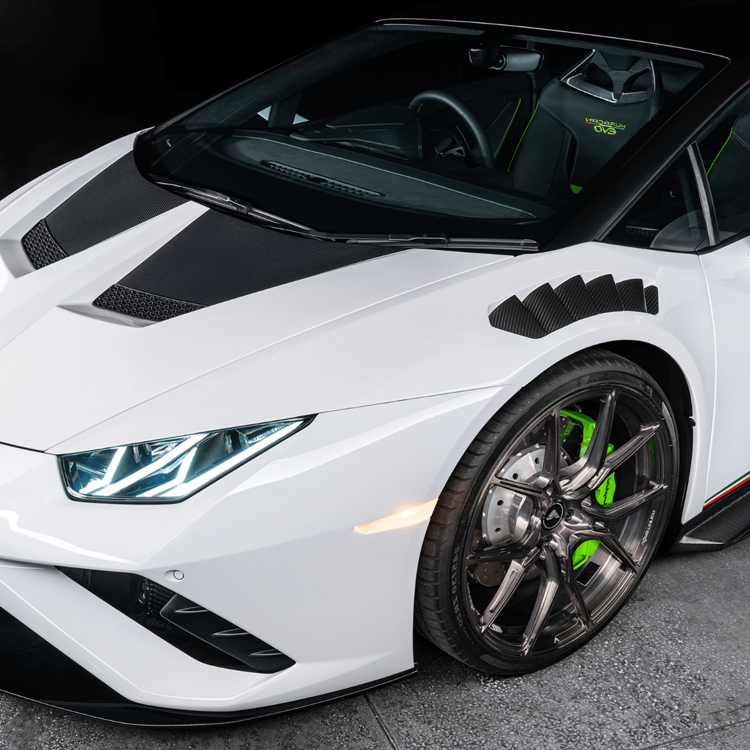 Lamborghini Huracan Novara Edizione Aero Front Fenders w/Integrated Vents and Splash Shields - Vorsteiner Wheels  - Aero - [tags]
