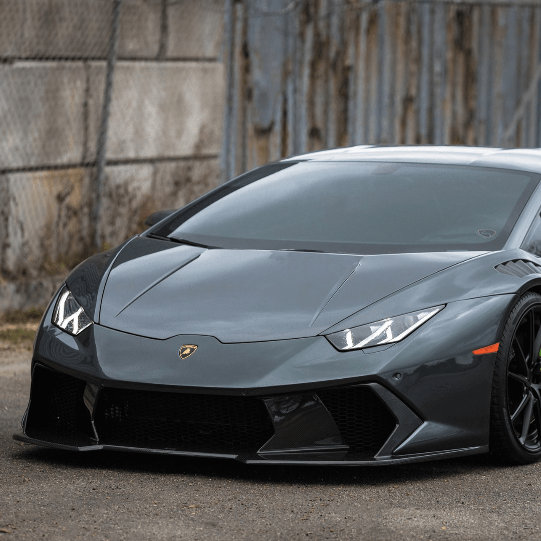 Lamborghini Huracan Novara Edizione Aero Front Bumper w/ Front Spoiler - Vorsteiner Wheels Wheels  - Aero - [tags]