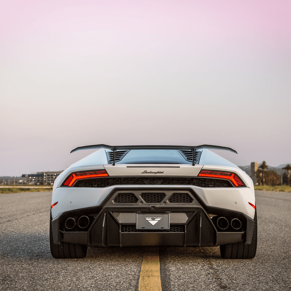 Lamborghini Huracan Novara Edizione Aero Rear Bumper w/ Rear Diffuser ...