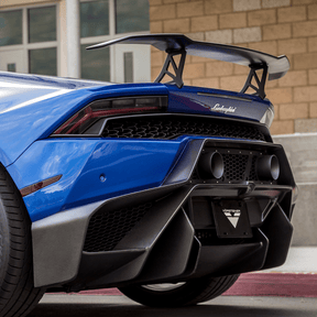 Lamborghini Huracan Novara Edizione Aero Wing Blade w/ Aluminum Uprights - Vorsteiner Wheels  - Aero - [tags]